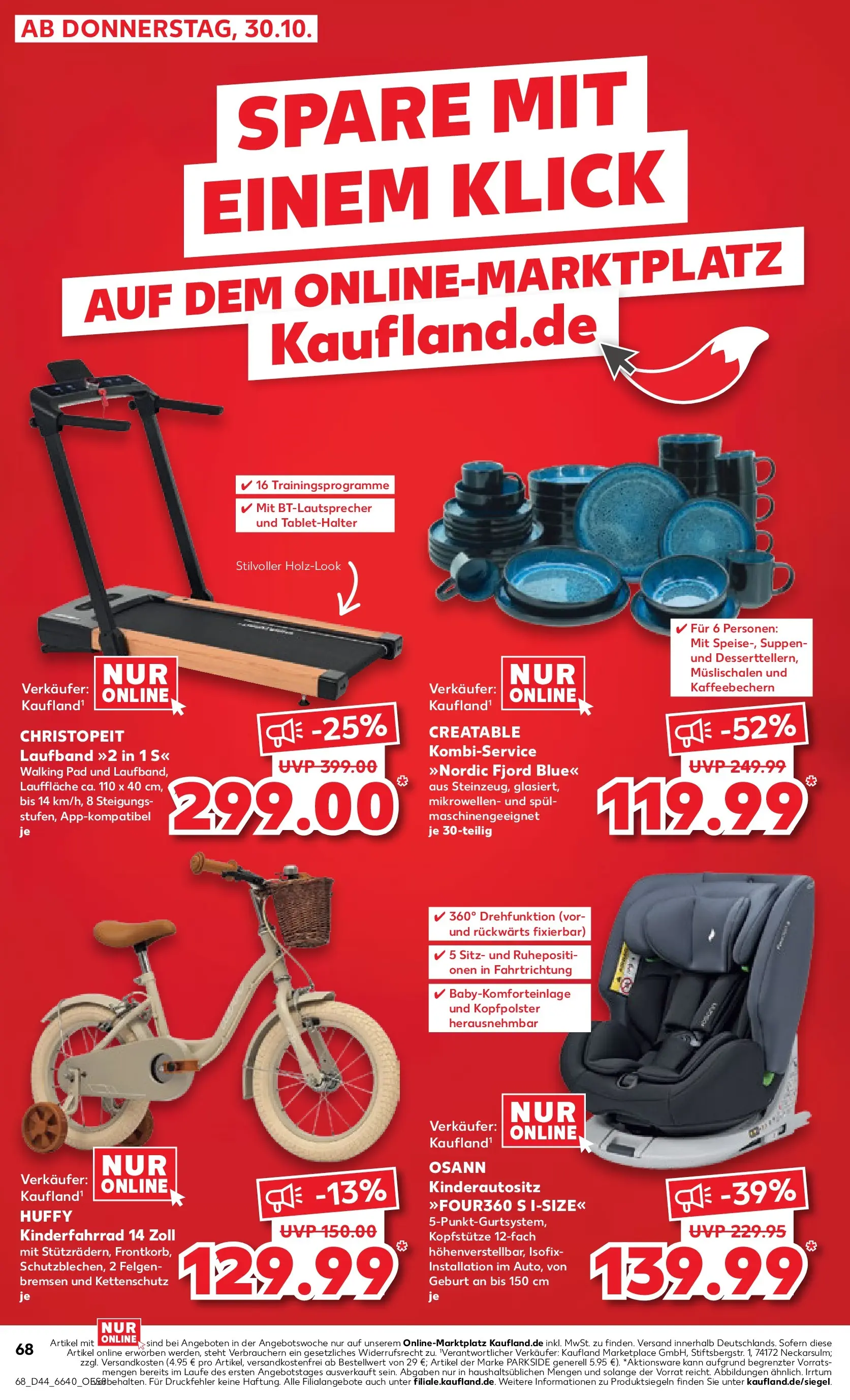 Prospekt Kaufland ab 29.10.2025 » Angebote Online zum Blättern | Seite: 68