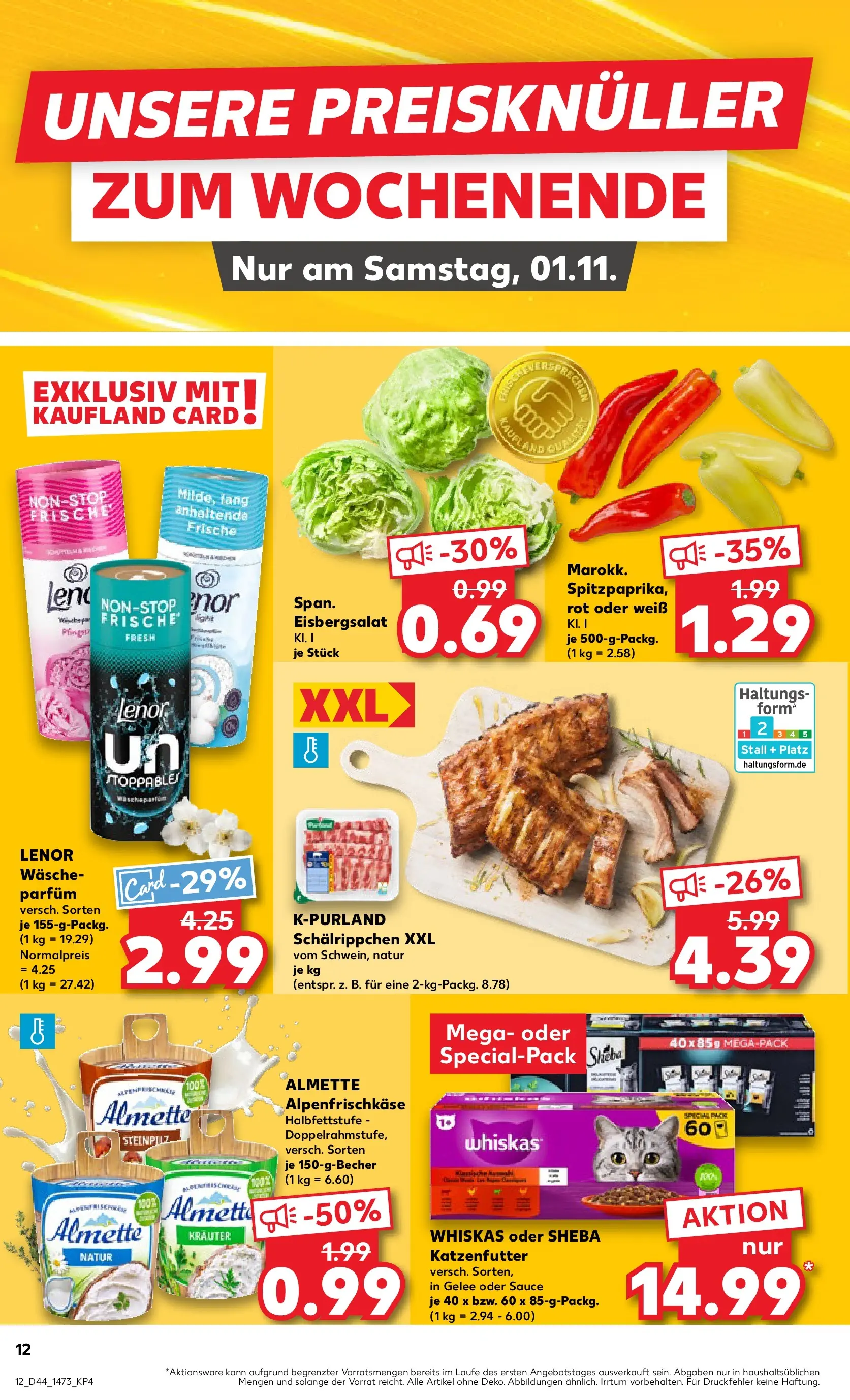 Prospekt Kaufland ab 29.10.2025 » Angebote und Werbung Online | Seite: 12 Prospekt Kaufland ab 29.10.2025 » Angebote Online zum Blättern | Seite: 12