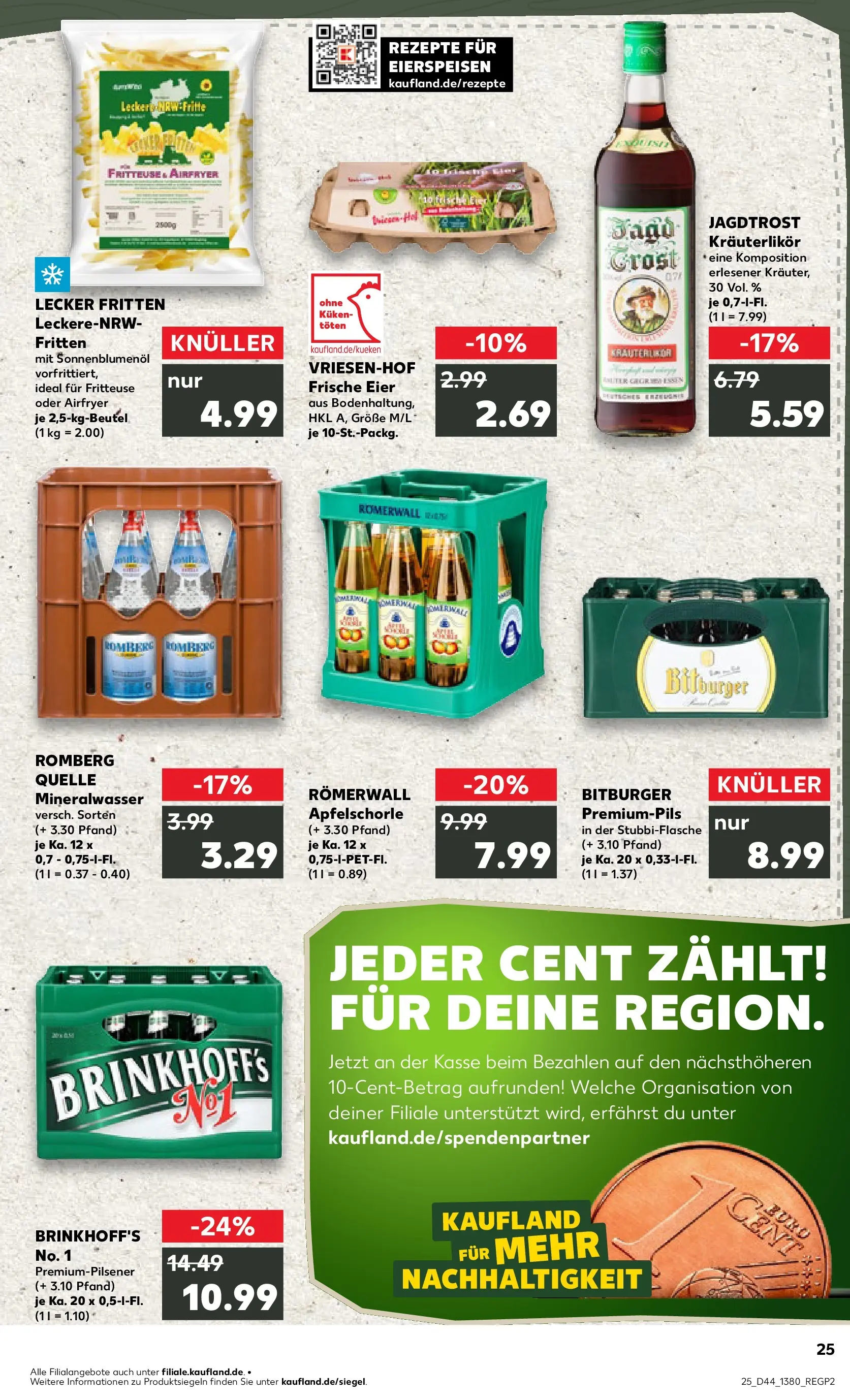Prospekt Kaufland ab 30.10.2025 » Angebote und Werbung Online | Seite: 25 | Produkte: Eier, Sonnenblumenol, Apple, Fritteuse Prospekt Kaufland ab 30.10.2025 » Angebote Online zum Blättern | Seite: 25 | Produkte: Eier, Sonnenblumenol, Apple, Fritteuse