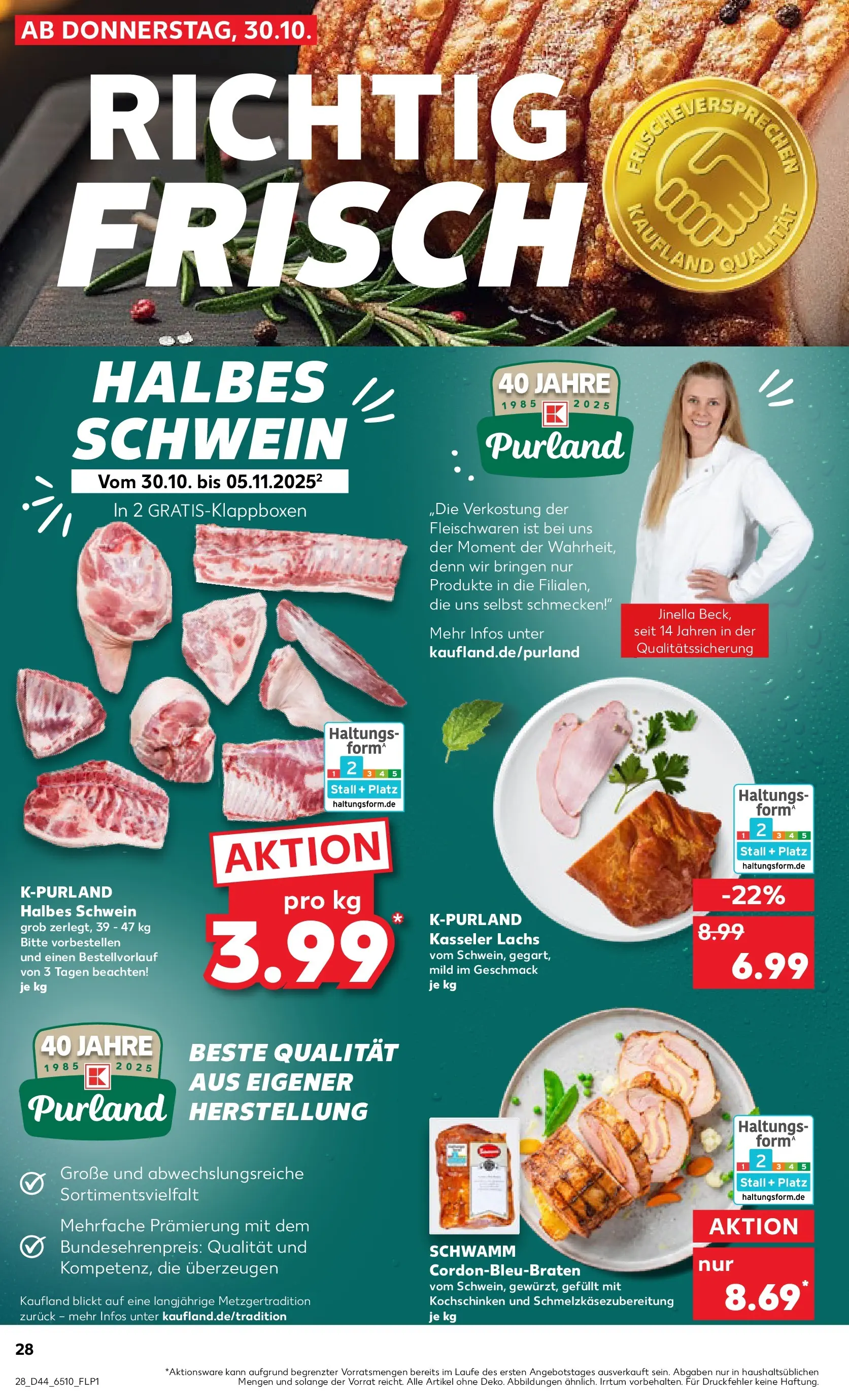 Prospekt Kaufland ab 29.10.2025 » Angebote Online zum Blättern | Seite: 28 | Produkte: Lachs