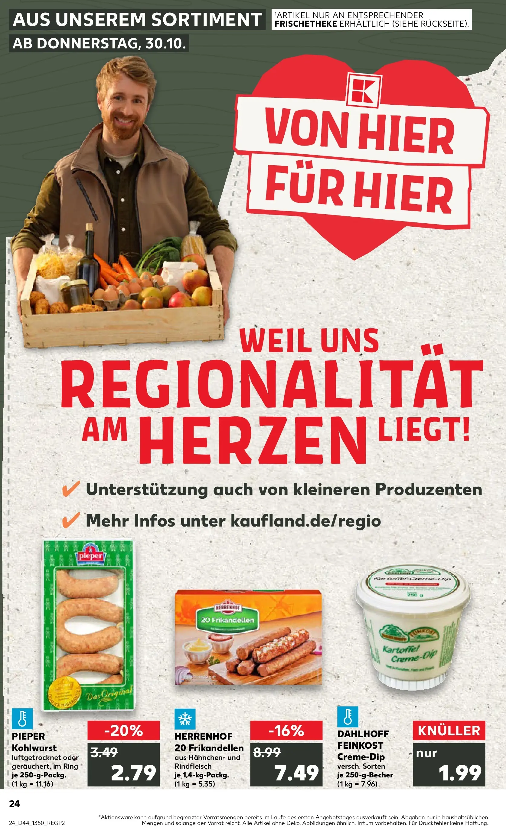 Prospekt Kaufland ab 29.10.2025 » Angebote und Werbung Online | Seite: 24 Prospekt Kaufland ab 29.10.2025 » Angebote Online zum Blättern | Seite: 24