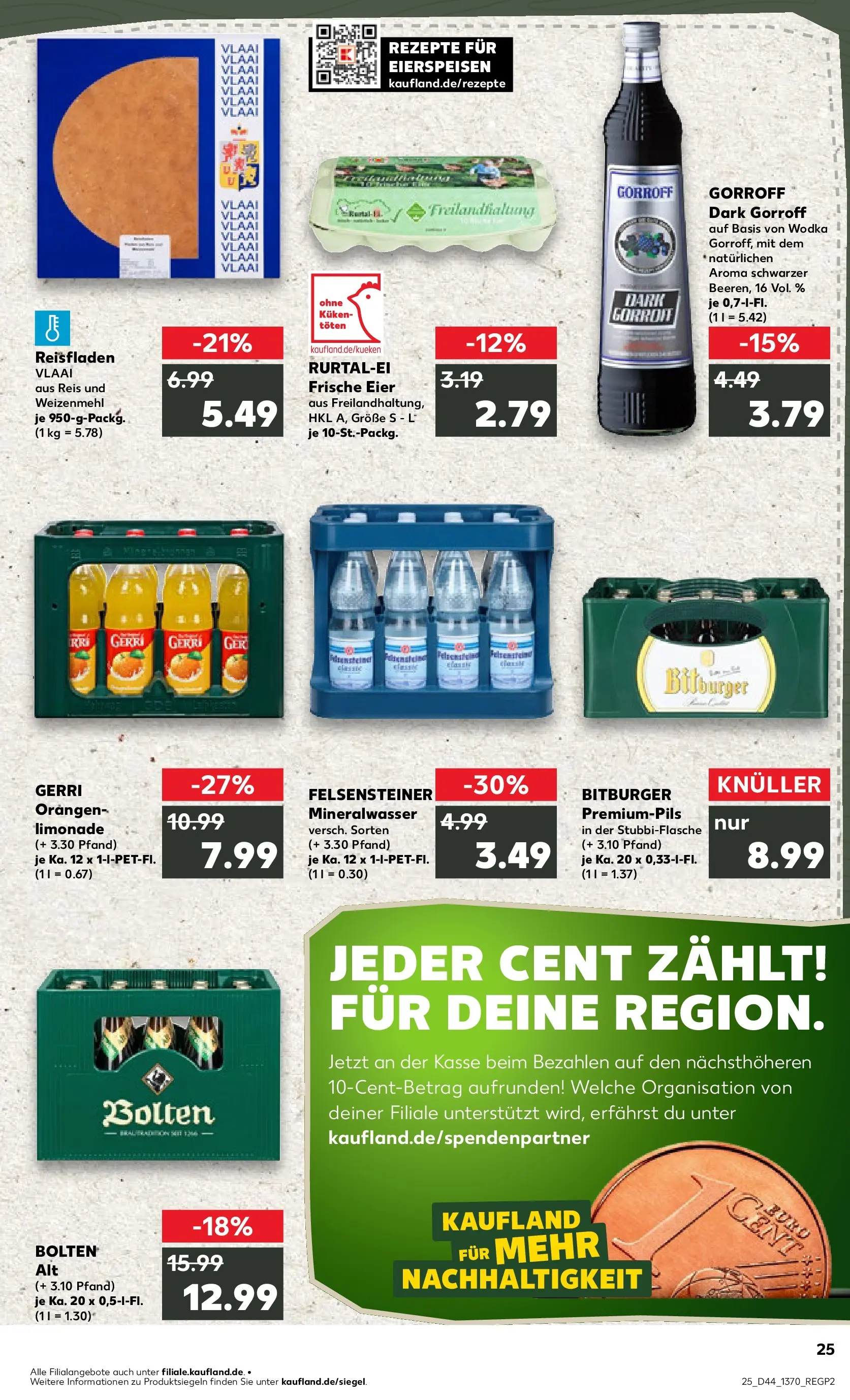 Prospekt Kaufland ab 30.10.2025 » Angebote und Werbung Online | Seite: 25 | Produkte: Orangen, Limonade, Vodka, Wodka Prospekt Kaufland ab 30.10.2025 » Angebote Online zum Blättern | Seite: 25 | Produkte: Orangen, Limonade, Vodka, Wodka