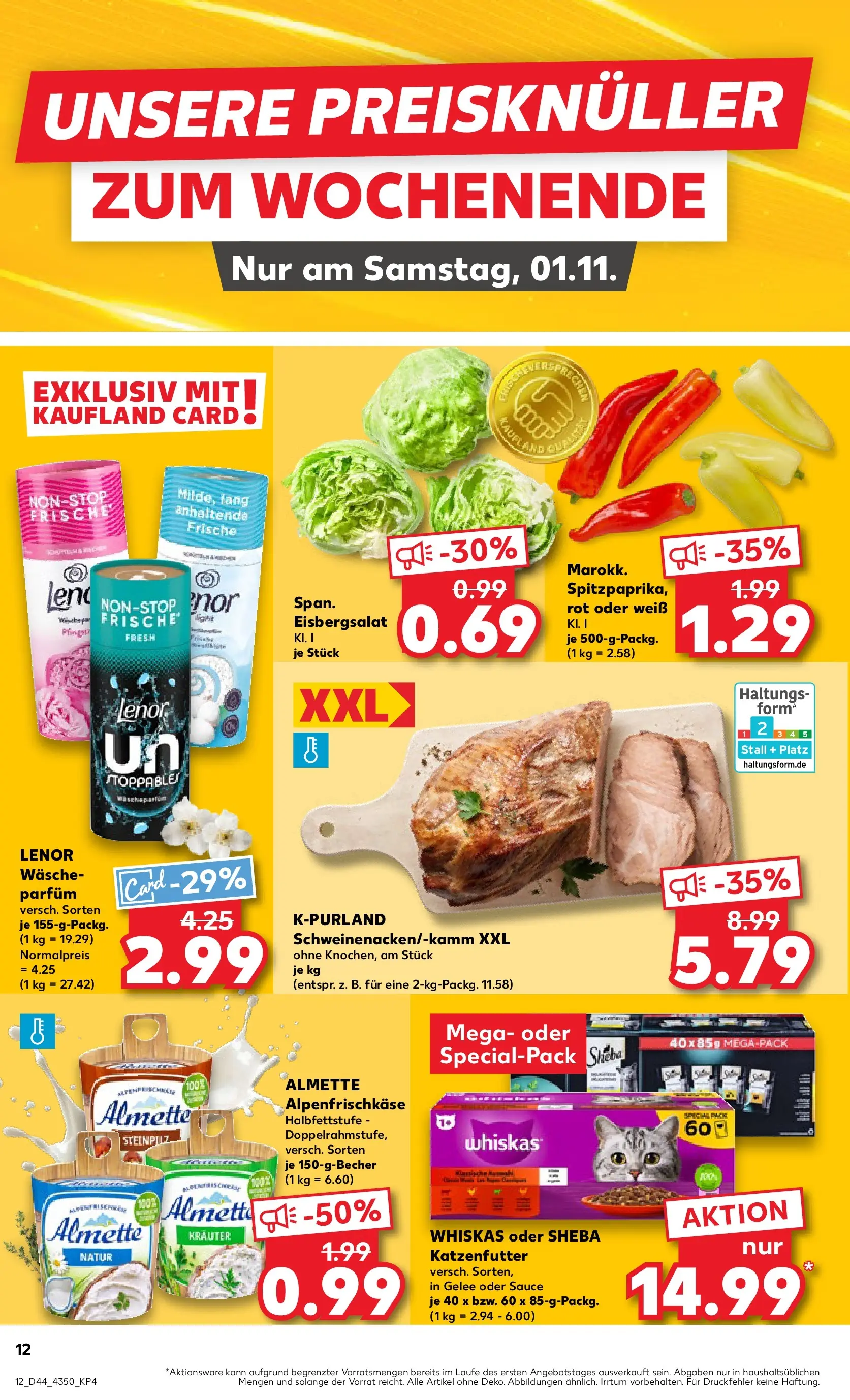 Prospekt Kaufland ab 29.10.2025 » Angebote und Werbung Online | Seite: 12 Prospekt Kaufland ab 29.10.2025 » Angebote Online zum Blättern | Seite: 12