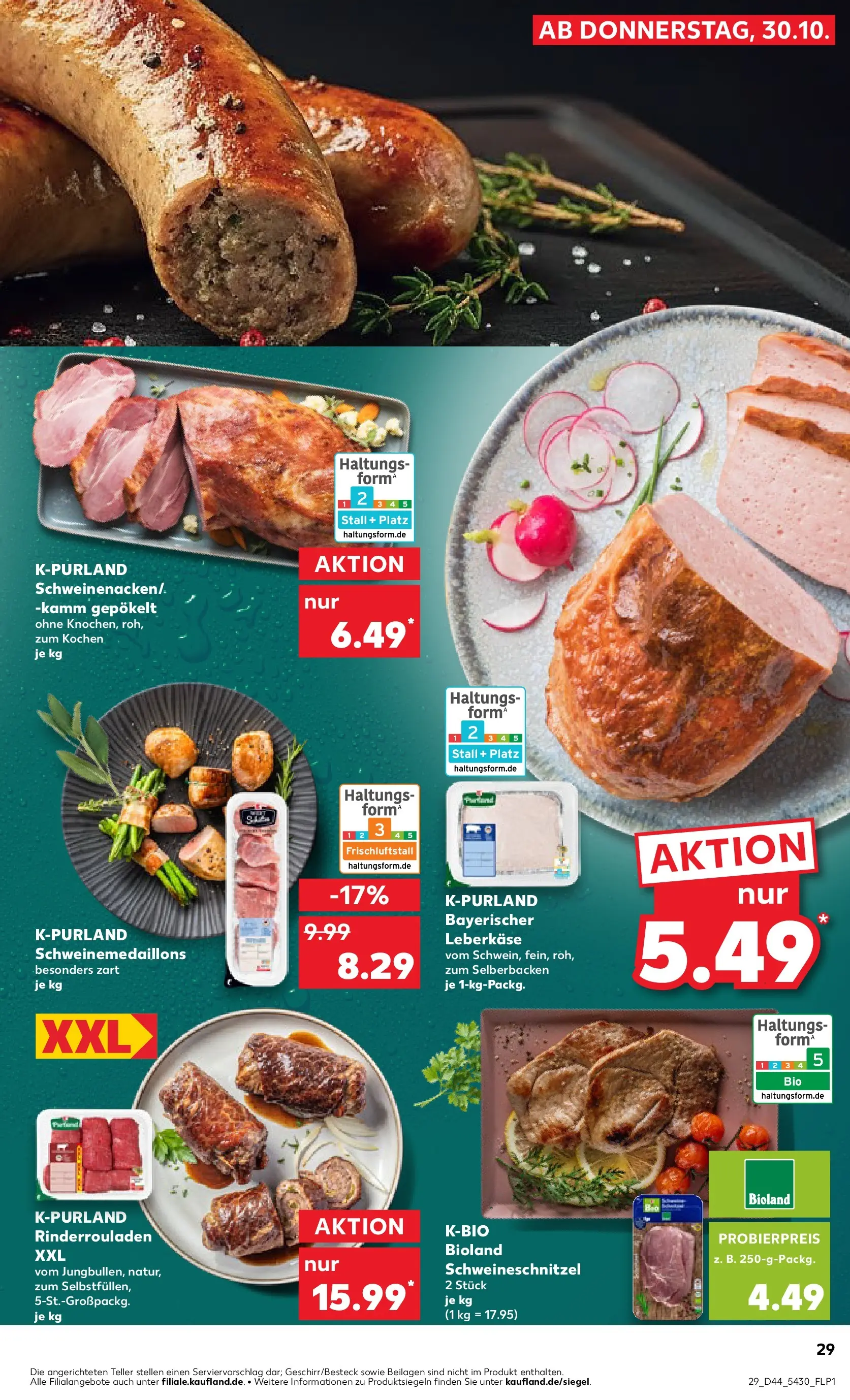 Prospekt Kaufland ab 29.10.2025 » Angebote und Werbung Online | Seite: 29 Prospekt Kaufland ab 29.10.2025 » Angebote Online zum Blättern | Seite: 29