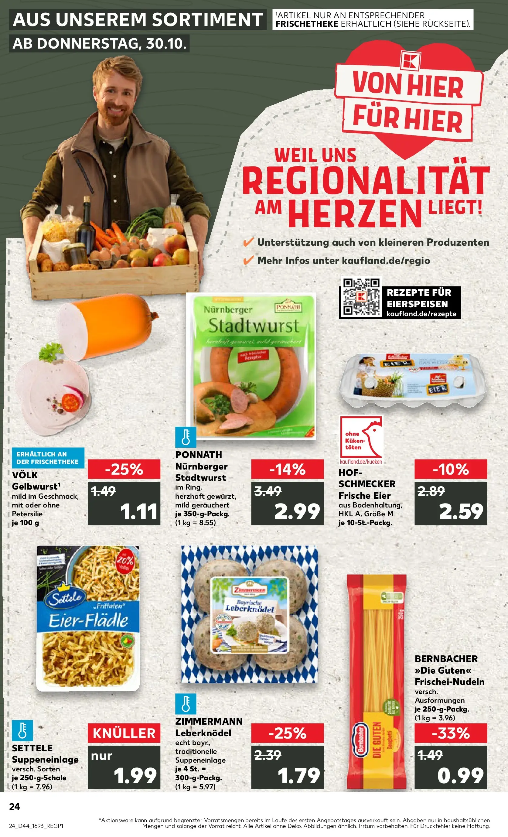 Prospekt Kaufland ab 29.10.2025 » Angebote und Werbung Online | Seite: 24 Prospekt Kaufland ab 29.10.2025 » Angebote Online zum Blättern | Seite: 24
