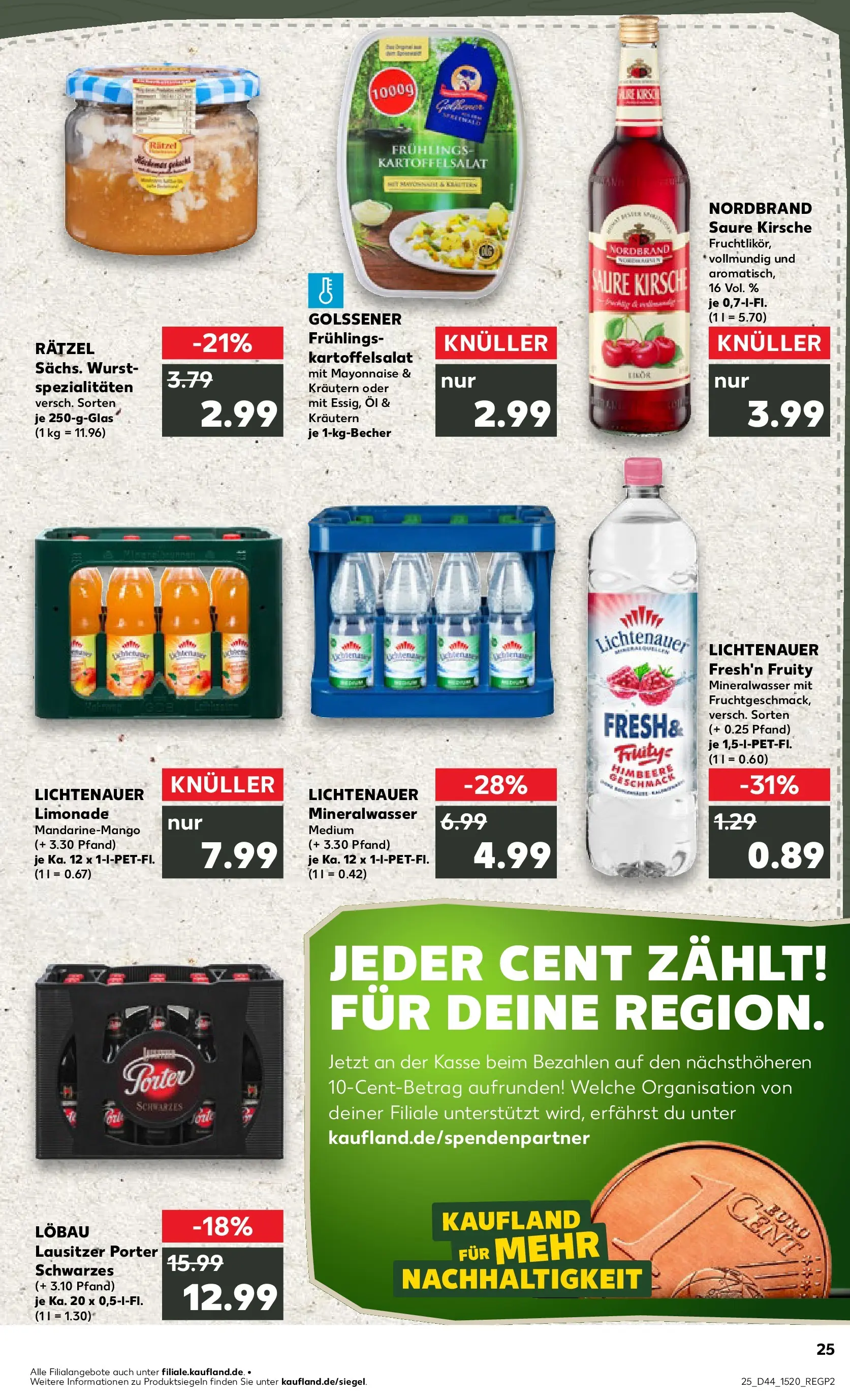 Prospekt Kaufland ab 30.10.2025 » Angebote Online zum Blättern | Seite: 25 | Produkte: Öl, Limonade, Mineralwasser, Mayonnaise