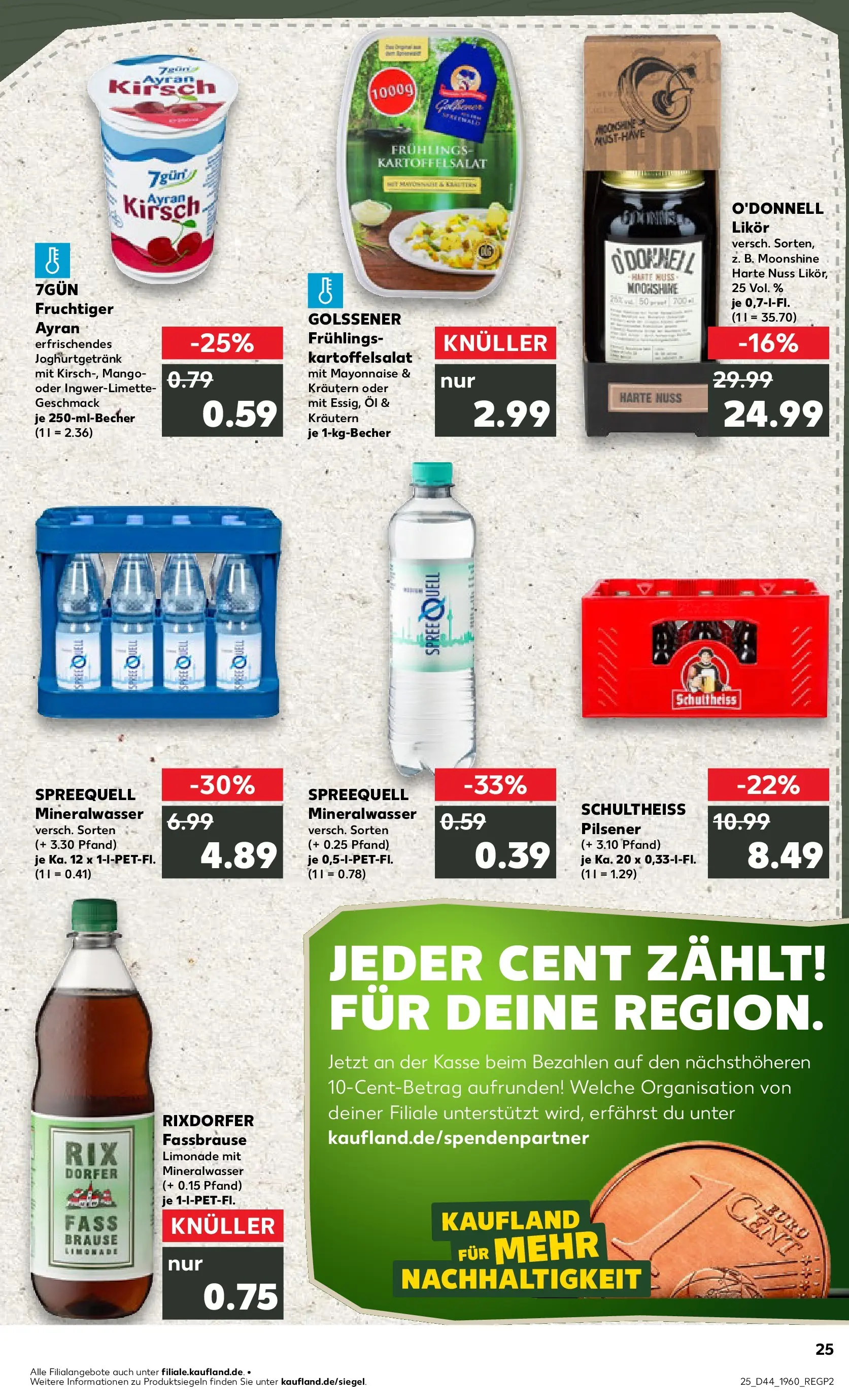 Prospekt Kaufland ab 29.10.2025 » Angebote und Werbung Online | Seite: 25 | Produkte: Öl, Limonade, Mango, Fassbrause Prospekt Kaufland ab 29.10.2025 » Angebote Online zum Blättern | Seite: 25 | Produkte: Öl, Limonade, Mango, Fassbrause