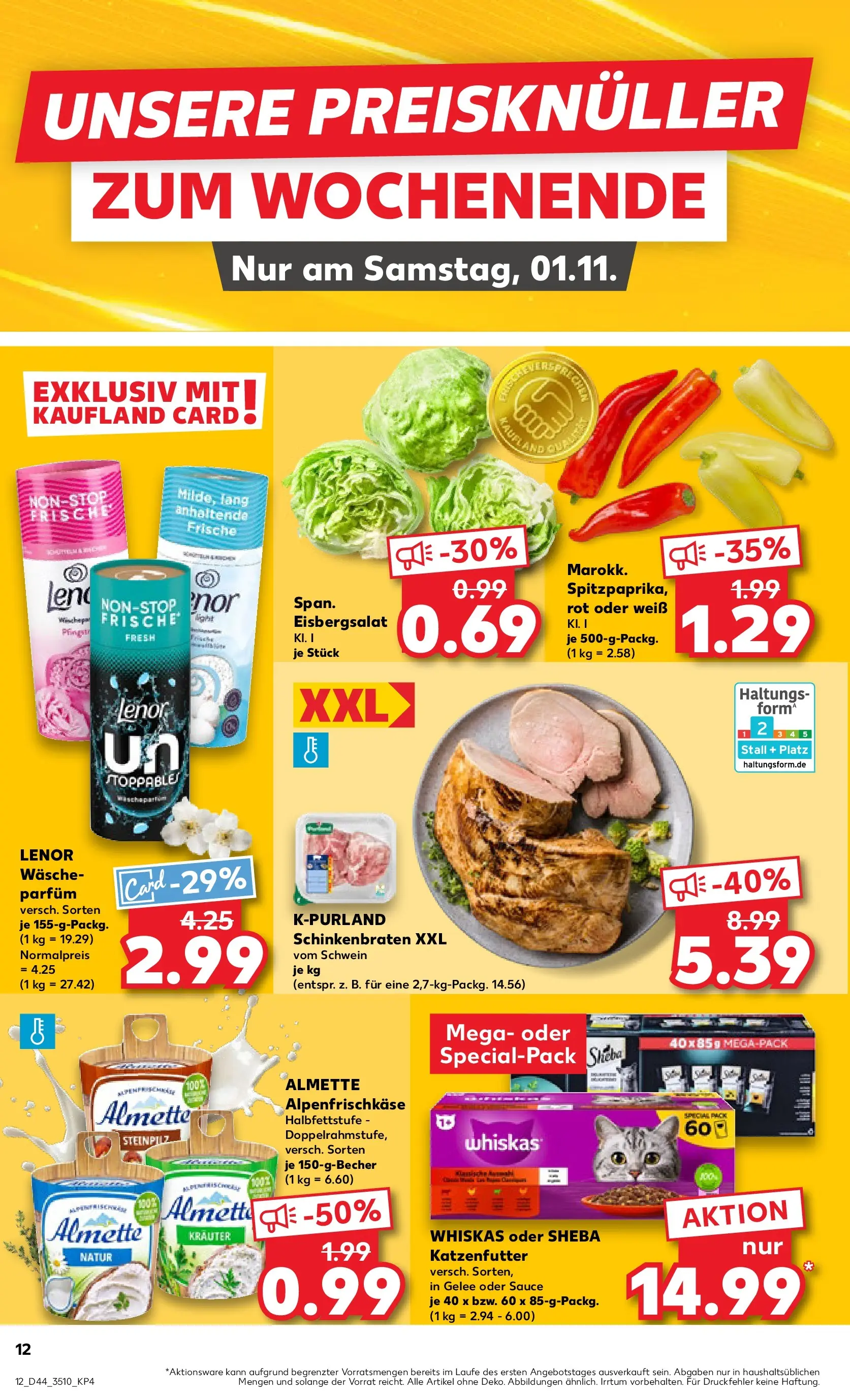 Prospekt Kaufland ab 29.10.2025 » Angebote und Werbung Online | Seite: 12 Prospekt Kaufland ab 29.10.2025 » Angebote Online zum Blättern | Seite: 12