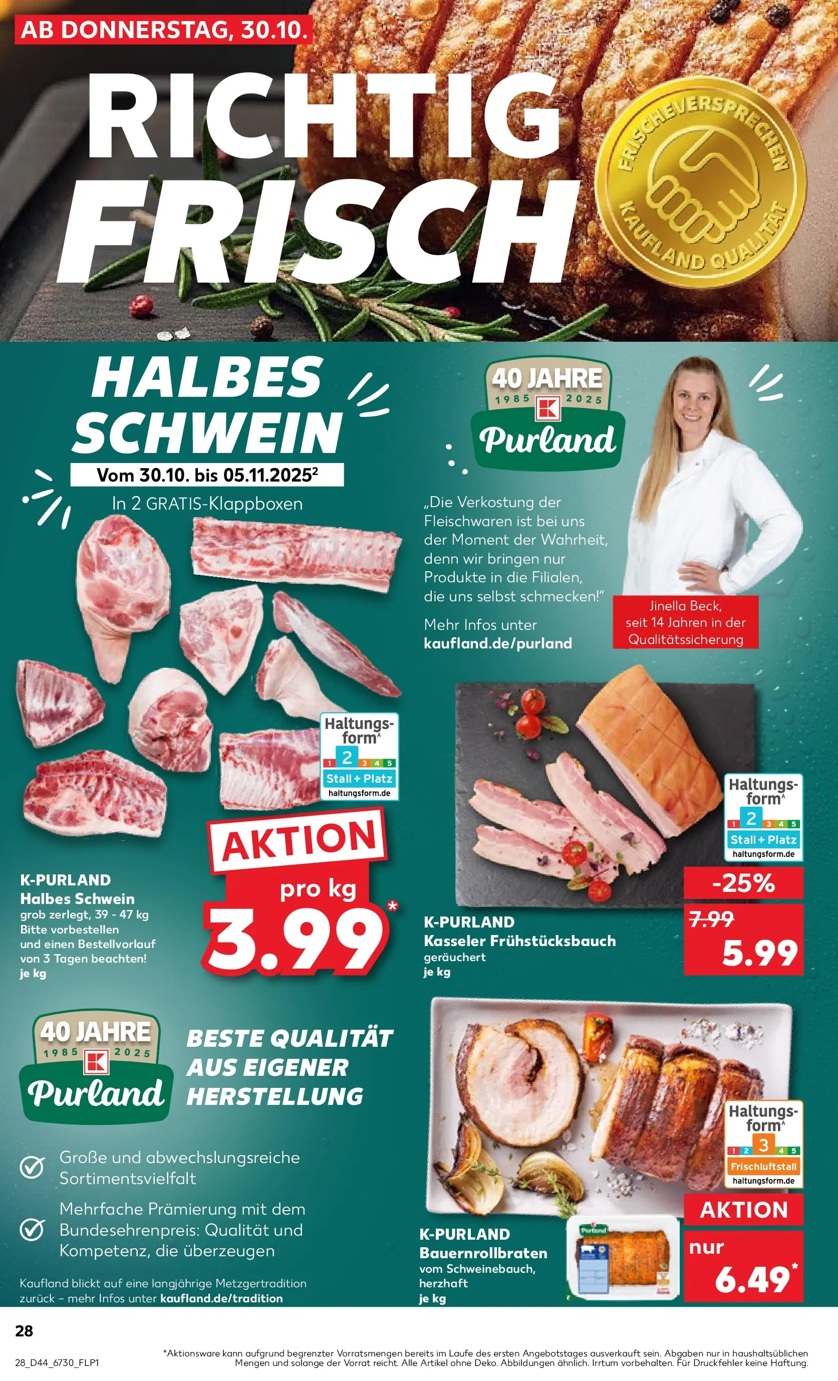Prospekt Kaufland ab 29.10.2025 » Angebote und Werbung Online | Seite: 28 Prospekt Kaufland ab 29.10.2025 » Angebote Online zum Blättern | Seite: 28