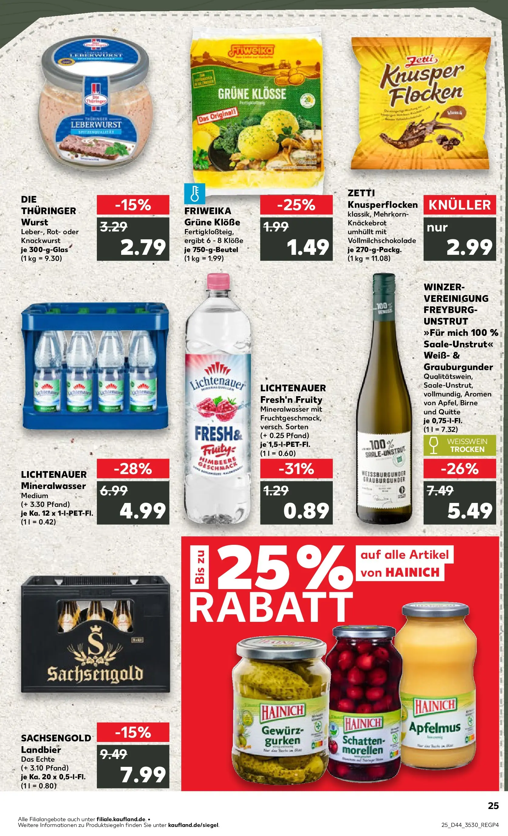 Prospekt Kaufland ab 30.10.2025 » Angebote und Werbung Online | Seite: 25 | Produkte: Weißwein, Apple, Wurst, Gurken Prospekt Kaufland ab 30.10.2025 » Angebote Online zum Blättern | Seite: 25 | Produkte: Weißwein, Apple, Wurst, Gurken
