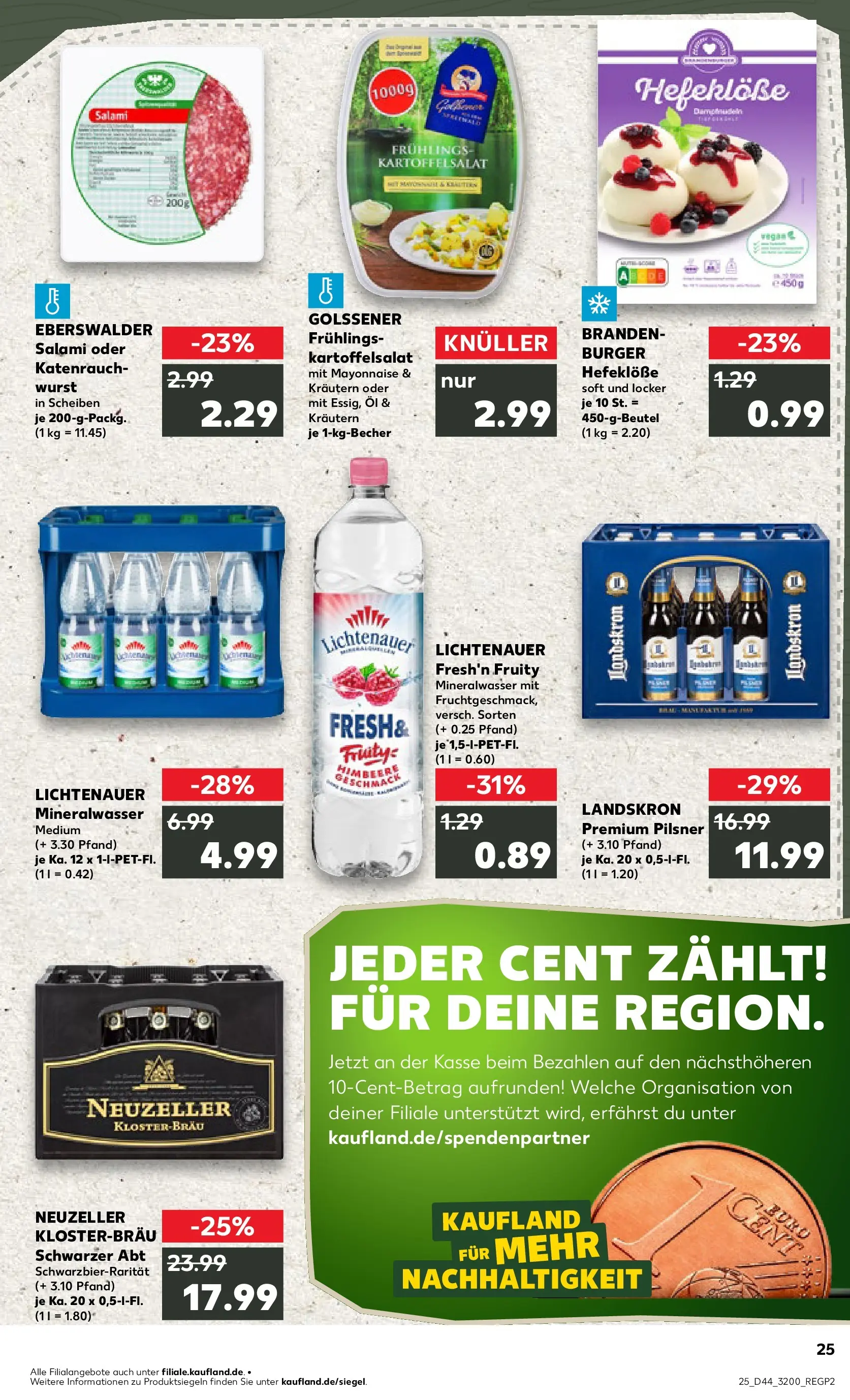 Prospekt Kaufland ab 30.10.2025 » Angebote und Werbung Online | Seite: 25 | Produkte: Öl, Burger, Mineralwasser, Mayonnaise Prospekt Kaufland ab 30.10.2025 » Angebote Online zum Blättern | Seite: 25 | Produkte: Öl, Burger, Mineralwasser, Mayonnaise