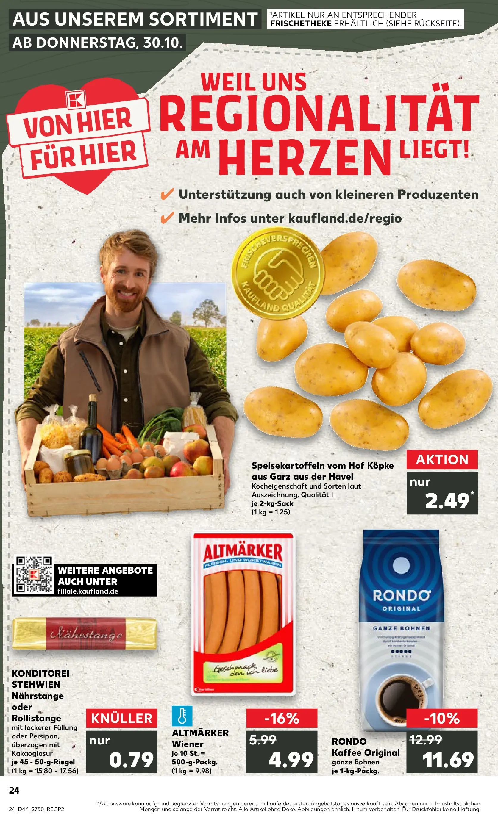 Prospekt Kaufland ab 30.10.2025 » Angebote und Werbung Online | Seite: 24 | Produkte: Kaffee Prospekt Kaufland ab 30.10.2025 » Angebote Online zum Blättern | Seite: 24 | Produkte: Kaffee