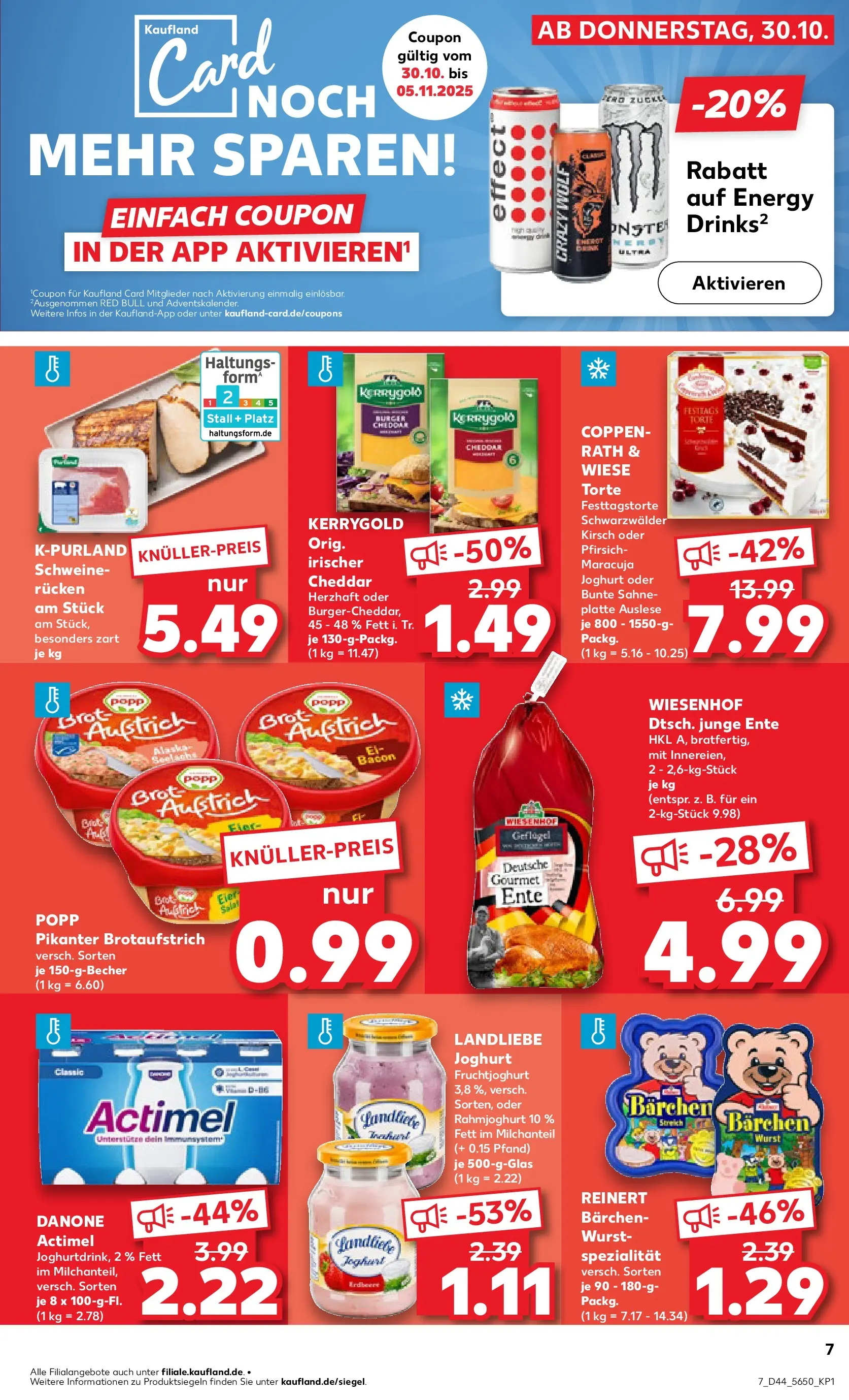 Prospekt Kaufland ab 29.10.2025 » Angebote und Werbung Online | Seite: 7 Prospekt Kaufland ab 29.10.2025 » Angebote Online zum Blättern | Seite: 7