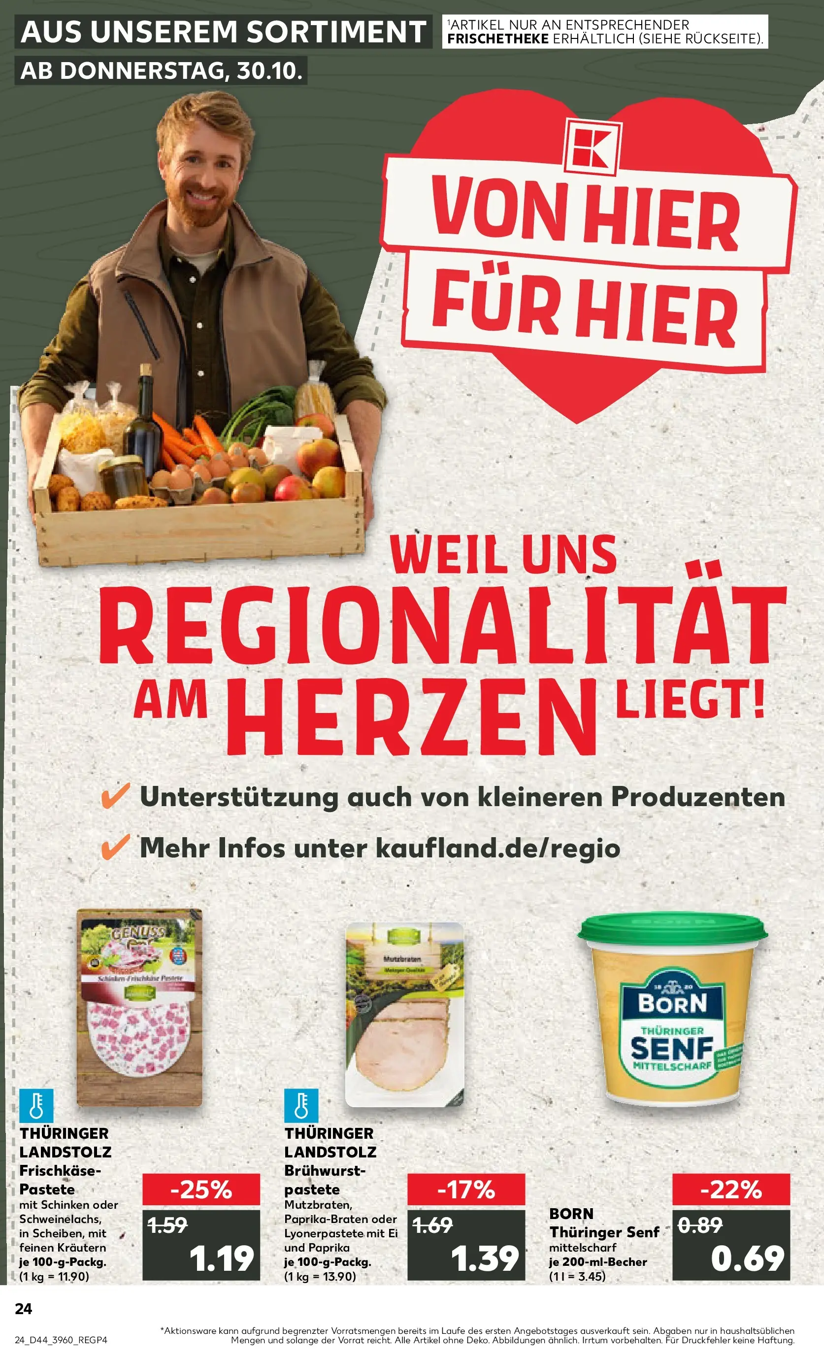 Prospekt Kaufland ab 29.10.2025 » Angebote und Werbung Online | Seite: 24 Prospekt Kaufland ab 29.10.2025 » Angebote Online zum Blättern | Seite: 24
