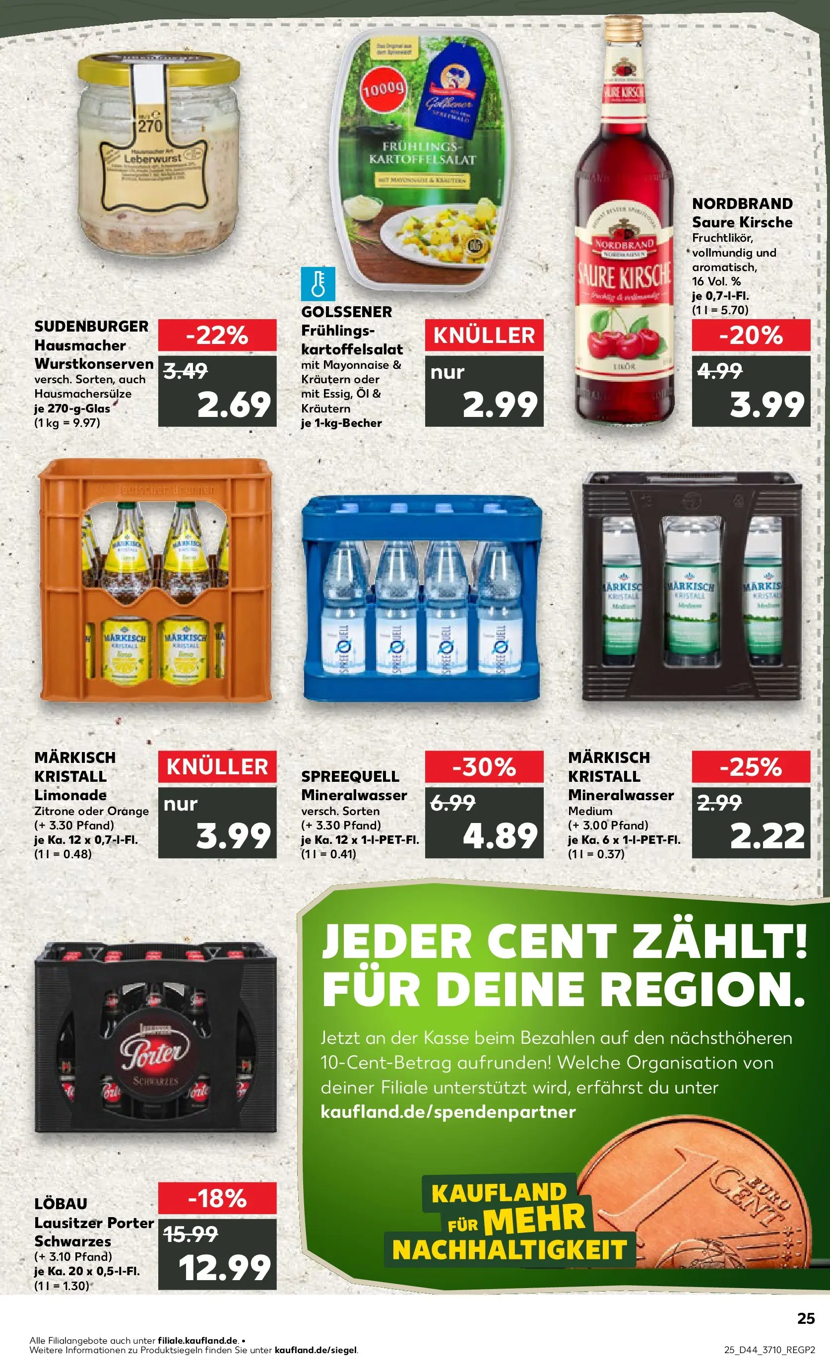 Prospekt Kaufland ab 30.10.2025 » Angebote Online zum Blättern | Seite: 25 | Produkte: Öl, Limonade, Mineralwasser, Zitrone