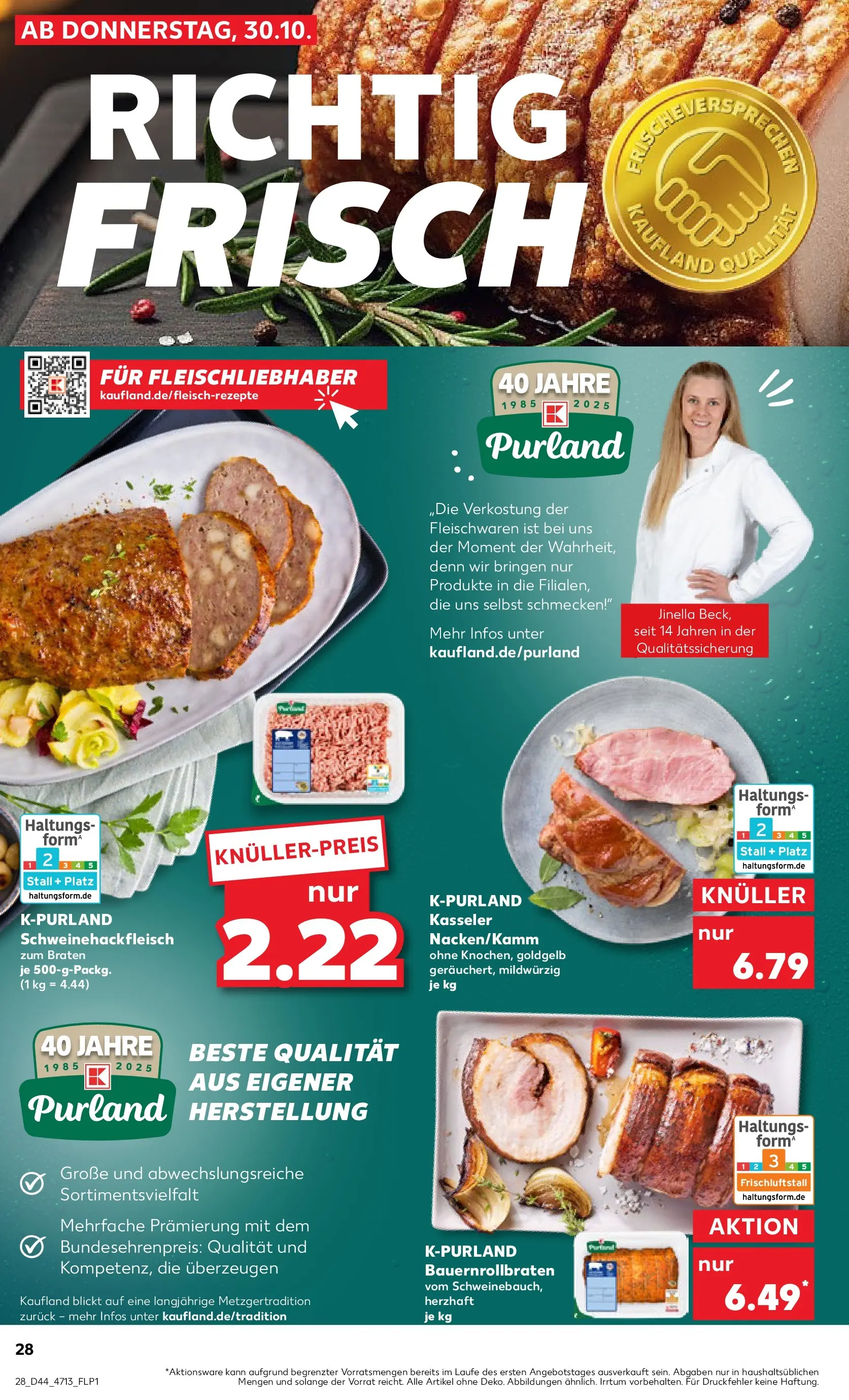 Prospekt Kaufland ab 30.10.2025 » Angebote und Werbung Online | Seite: 28 Prospekt Kaufland ab 30.10.2025 » Angebote Online zum Blättern | Seite: 28