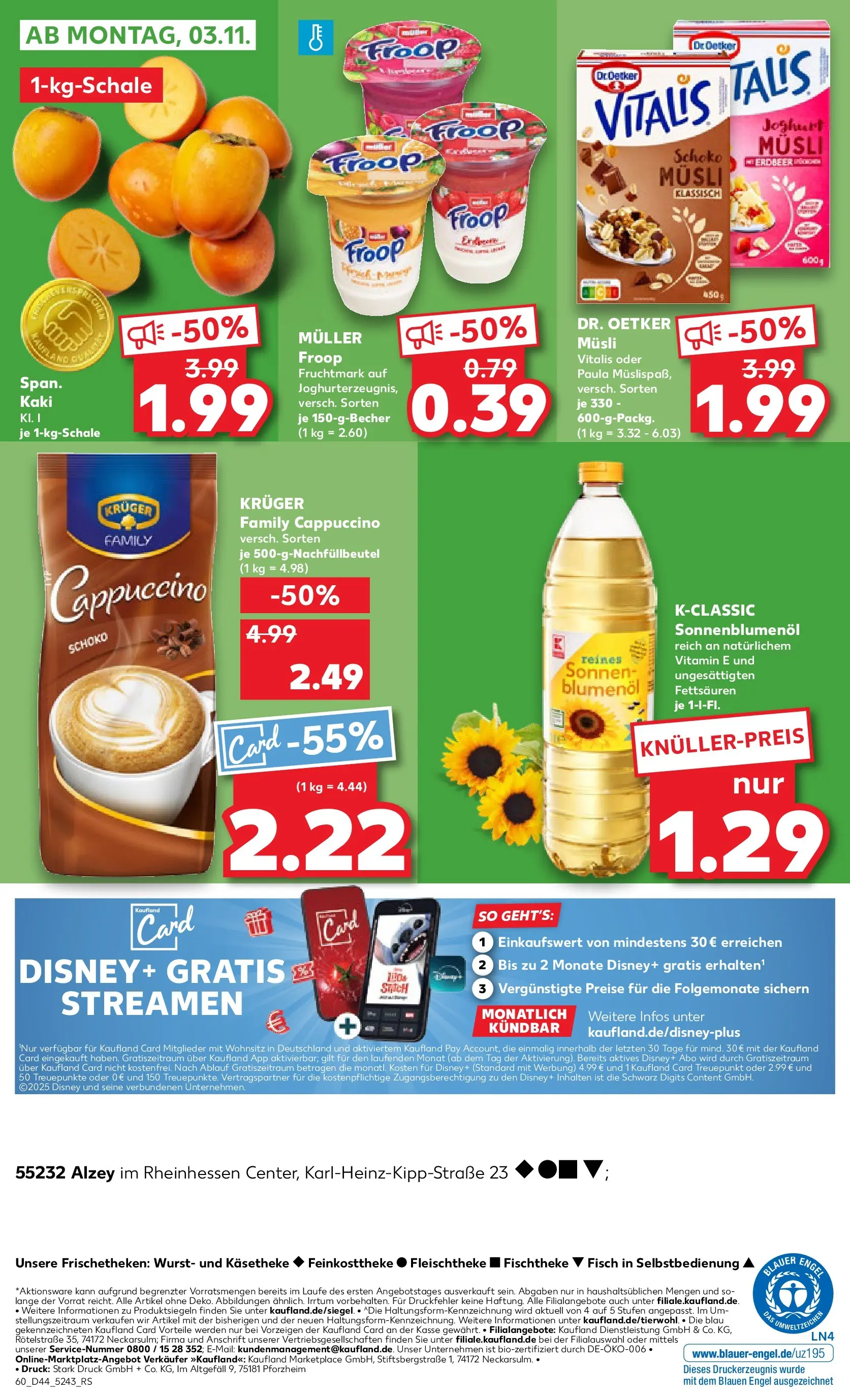 Prospekt Kaufland ab 30.10.2025 » Angebote und Werbung Online | Seite: 60 | Produkte: Froop, Joghurt, Wurst, Kaki Prospekt Kaufland ab 30.10.2025 » Angebote Online zum Blättern | Seite: 60 | Produkte: Froop, Joghurt, Wurst, Kaki