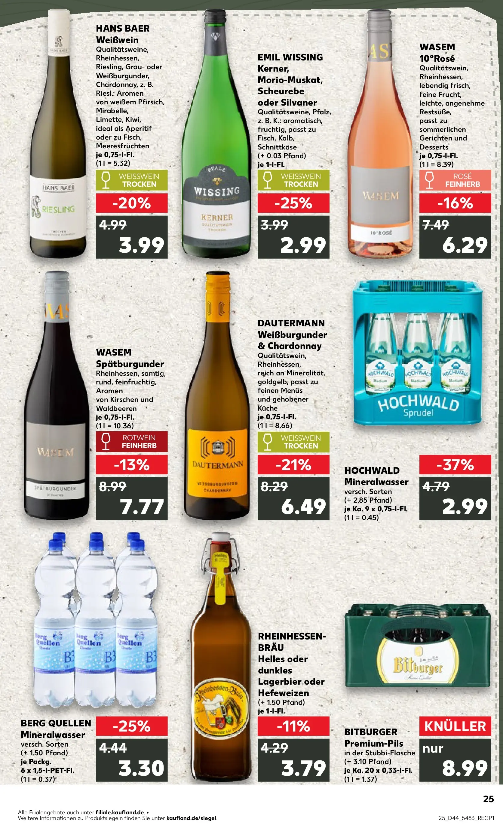 Prospekt Kaufland ab 30.10.2025 » Angebote und Werbung Online | Seite: 25 | Produkte: Bitburger, Weißwein, Rotwein, Kirschen Prospekt Kaufland ab 30.10.2025 » Angebote Online zum Blättern | Seite: 25 | Produkte: Bitburger, Weißwein, Rotwein, Kirschen
