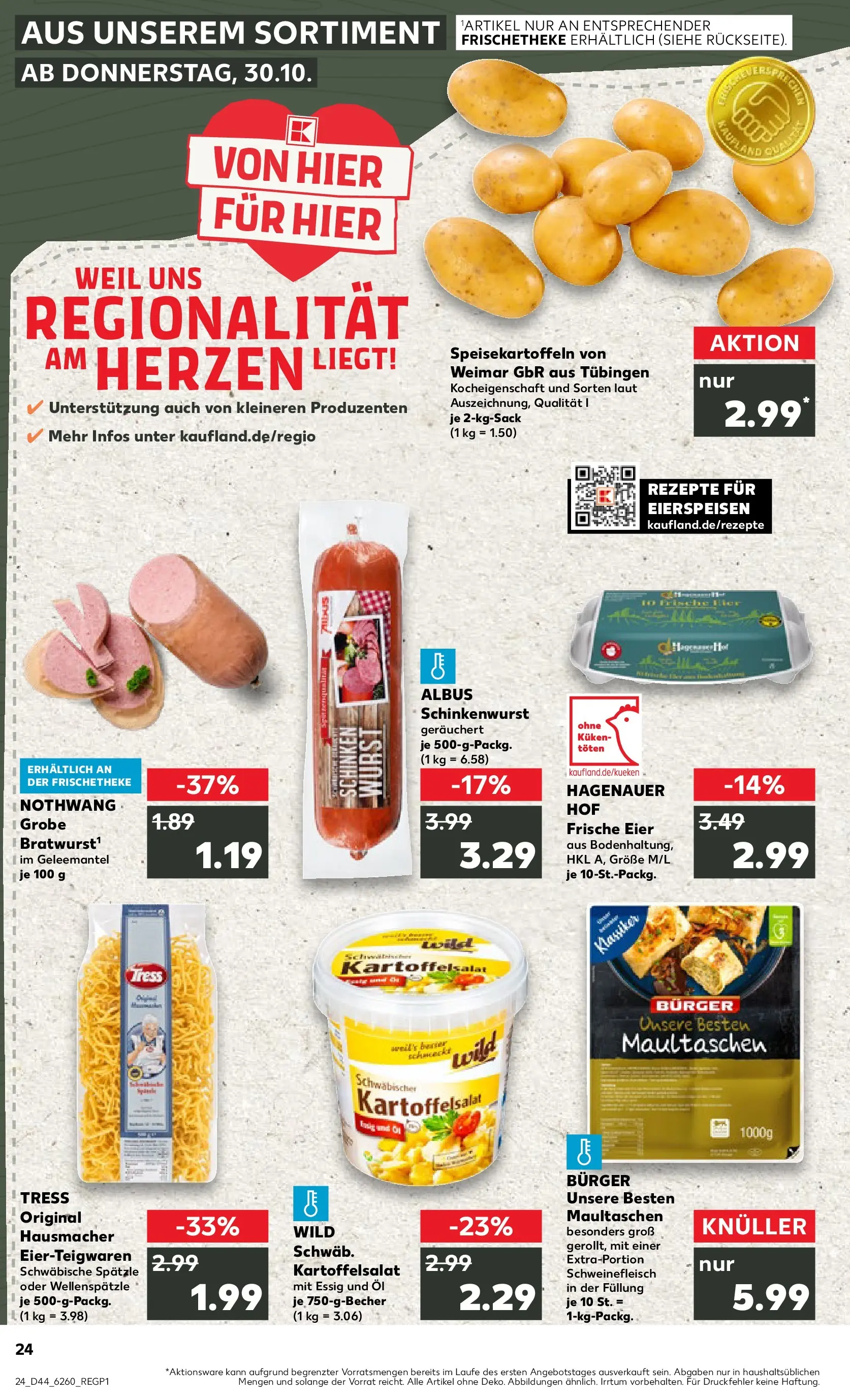 Prospekt Kaufland ab 29.10.2025 » Angebote und Werbung Online | Seite: 24 Prospekt Kaufland ab 29.10.2025 » Angebote Online zum Blättern | Seite: 24