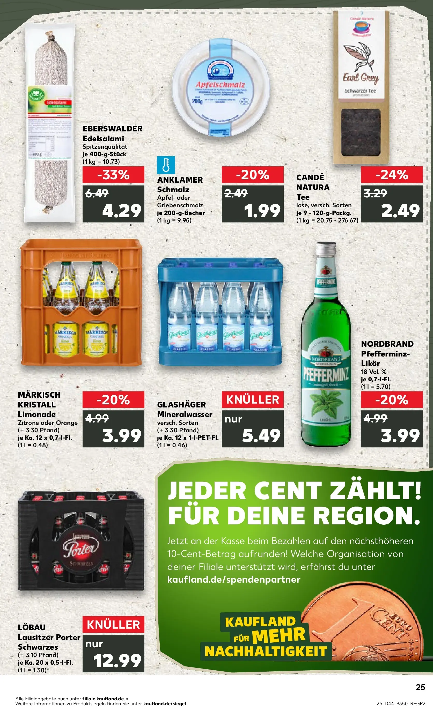 Prospekt Kaufland ab 30.10.2025 » Angebote und Werbung Online | Seite: 25 | Produkte: Likör, Äpfel, Zitrone, Salami Prospekt Kaufland ab 30.10.2025 » Angebote Online zum Blättern | Seite: 25 | Produkte: Likör, Äpfel, Zitrone, Salami