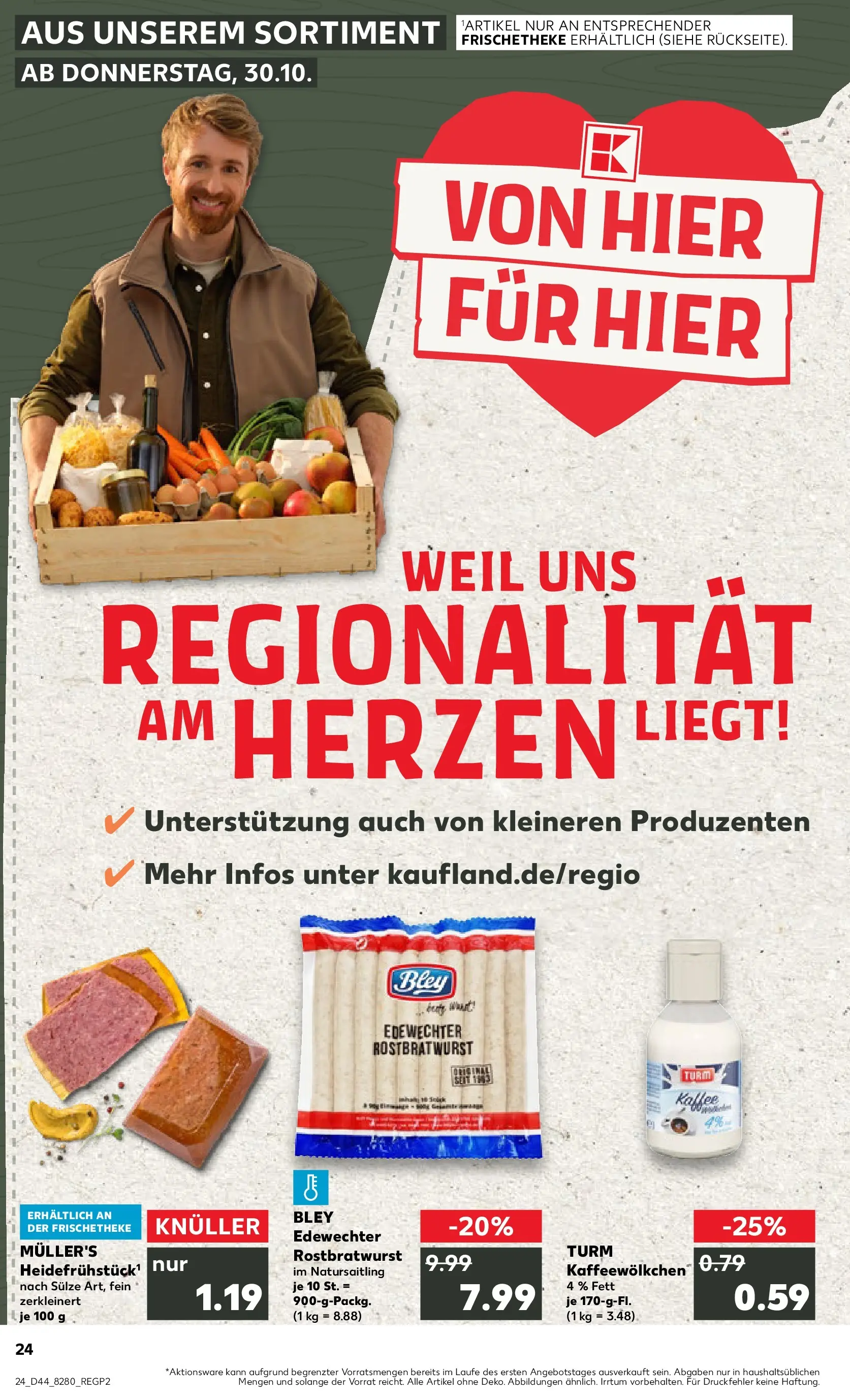 Prospekt Kaufland ab 30.10.2025 » Angebote und Werbung Online | Seite: 24 | Produkte: Kaffee Prospekt Kaufland ab 30.10.2025 » Angebote Online zum Blättern | Seite: 24 | Produkte: Kaffee