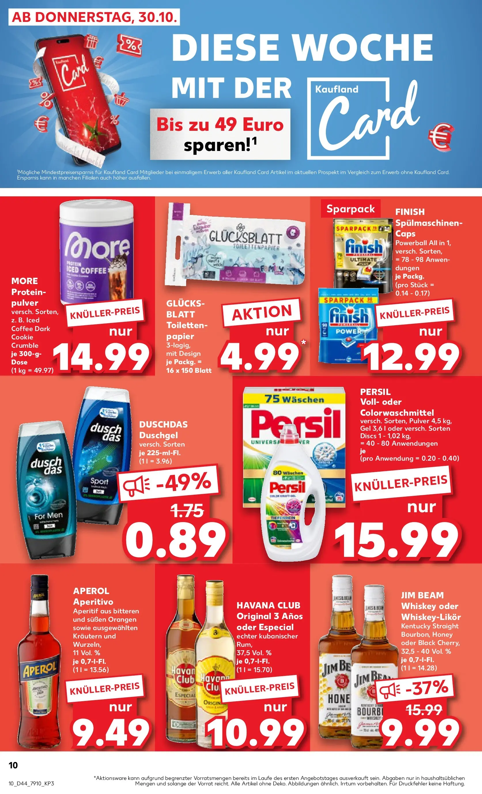 Prospekt Kaufland ab 29.10.2025 » Angebote und Werbung Online | Seite: 10 | Produkte: Finish, Duschdas, Aperol, Persil Prospekt Kaufland ab 29.10.2025 » Angebote Online zum Blättern | Seite: 10 | Produkte: Finish, Duschdas, Aperol, Persil
