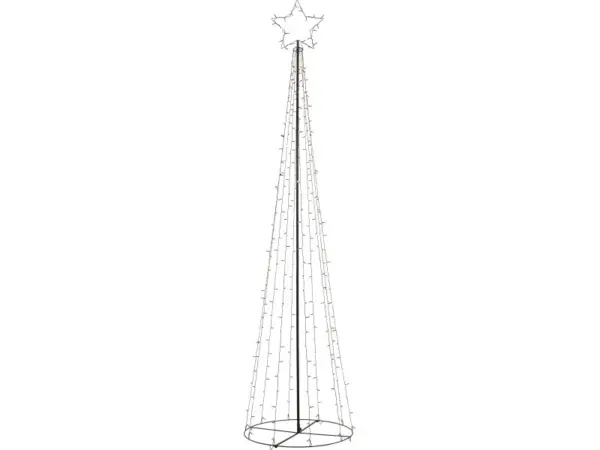 LED-Fahnenmast mit Stern Ø 70 cm x 300 cm