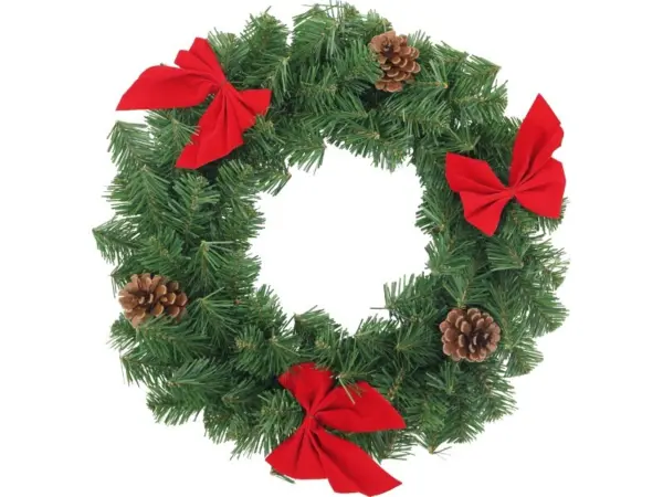 Kranz Ø 45 cm Dekoriert PVC Innen