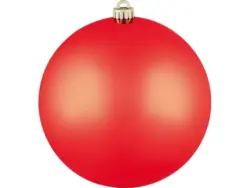 XXL Weihnachtskugel Ø 20 cm Rot Matt 1 Stück