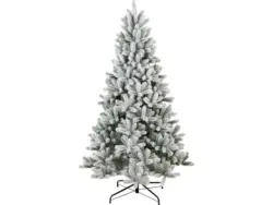 Kunsttanne Nagano mit Kunstschnee Ø 108 cm x 180 cm Weiß