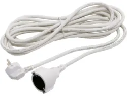 Schuko Verlängerungskabel Weiß 5 m