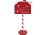 OBI Metall-Briefkasten Rot-Weiß Merry Christmas 22 cm x 15 cm x 48 cm - bis 30.11.2025