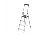 OBI Casa Si Klapptrittleiter Casa Step 4 Stufen 145 cm x 43 cm x 12 cm Silber - bis 30.11.2025