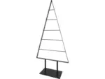 OBI Deko-Tanne aus Metall 31 cm x 12 cm x 62 cm Schwarz - bis 30.11.2025