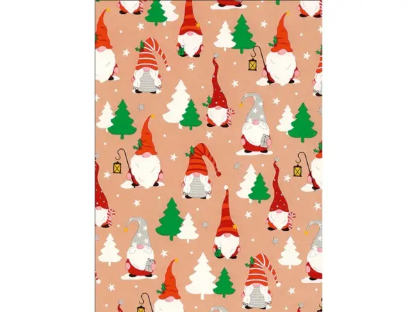 Geschenkpapier Weihnachten Rolle 10 m 5-fach sortiert