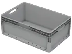 Eurobox-System Box Vollwand 22 cm x 40 cm x 60 cm Grau