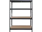 OBI Ar Shelving Schwerlast-Steckregal Rivet L 180cm x 120cm x 45cm 4B Anthrazit FSC® - bis 30.11.2025