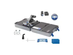 Dremel Blueprint Mobile Sägestation: Akku-Kreissäge im Sägetisch-Koffer