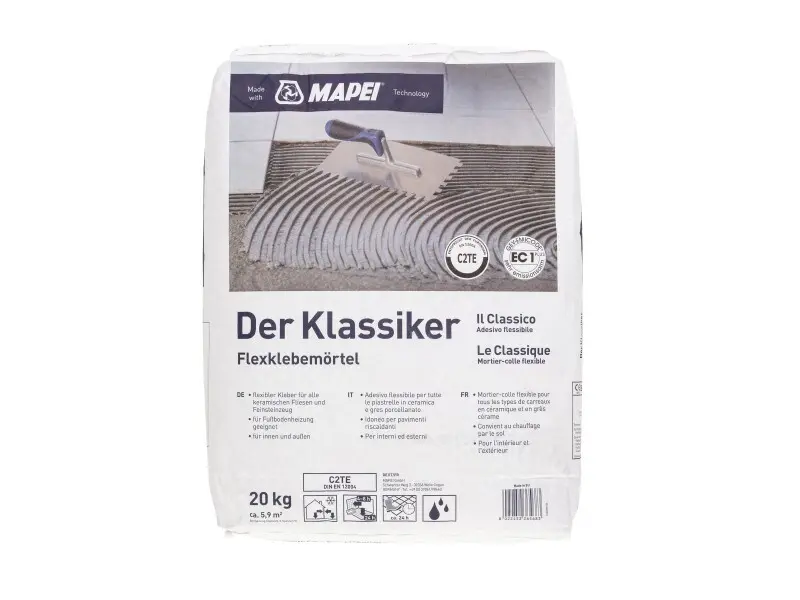 Mapei Fliesenkleber Der Klassiker C2TE 20 kg