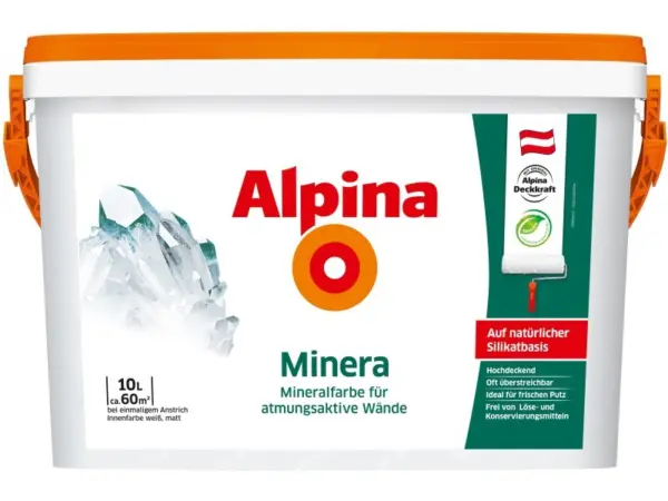 Alpina Minera Weiß matt 10 l