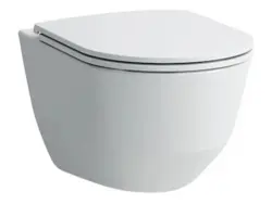 Laufen Wand-WC-Set Pro Schlank Abgang Waagerecht inkl. WC-Sitz Weiß