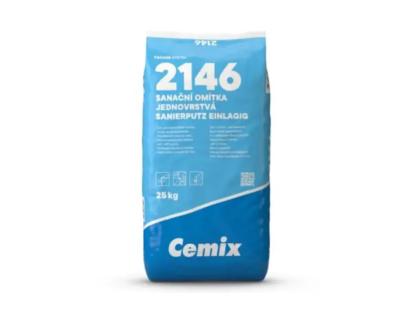 Cemix Sanierputz 2146 Einlagig Ink. Trass 25 kg