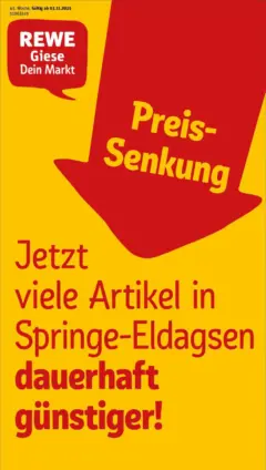 Rewe prospekt Springe / Eldagsen	 ab 02.11.2025 gültig
