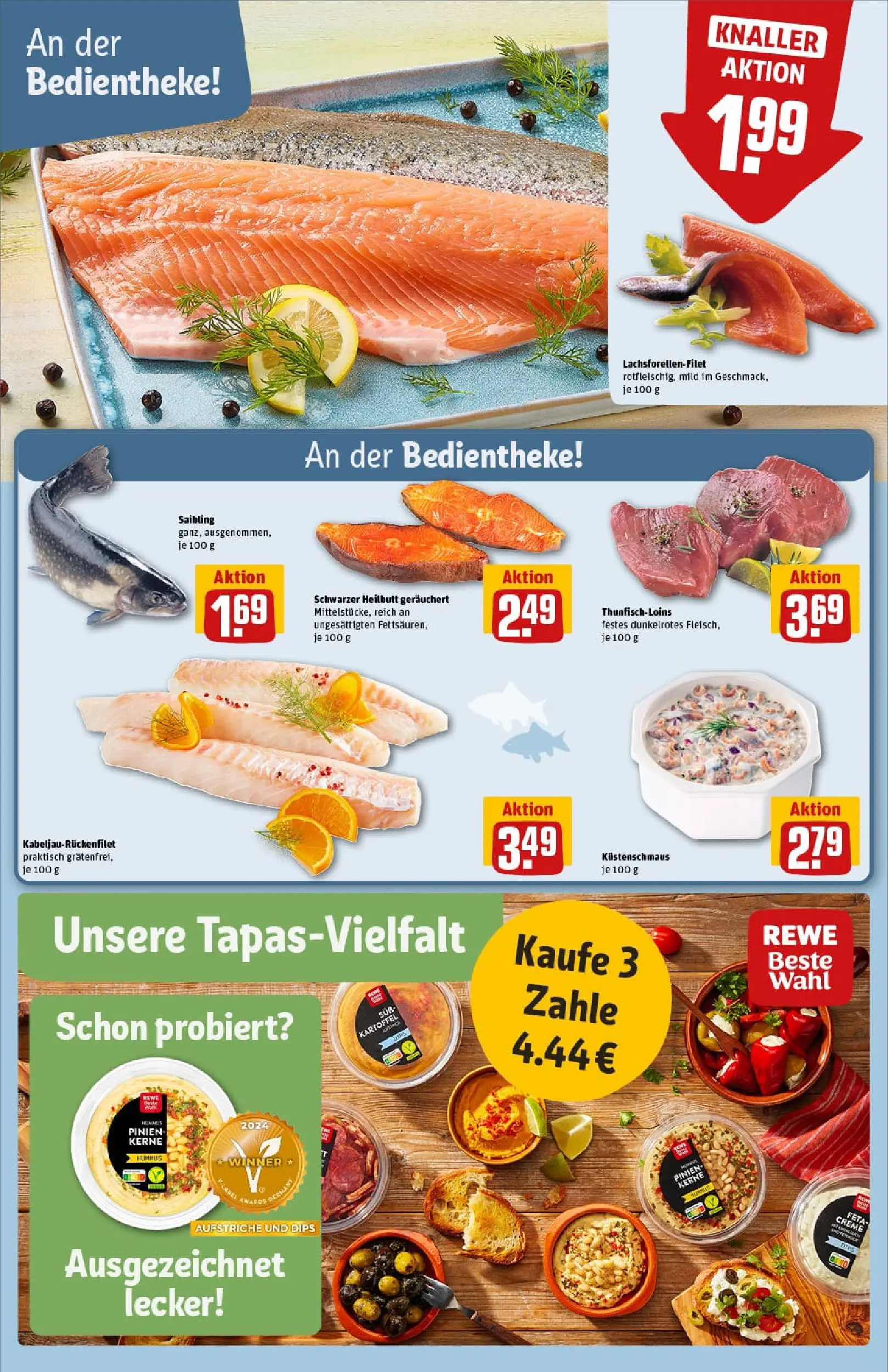 REWE Prospekt ab 02.11.2025 zum Blättern » Angebote | Seite: 12 | Produkte: Feta, Creme