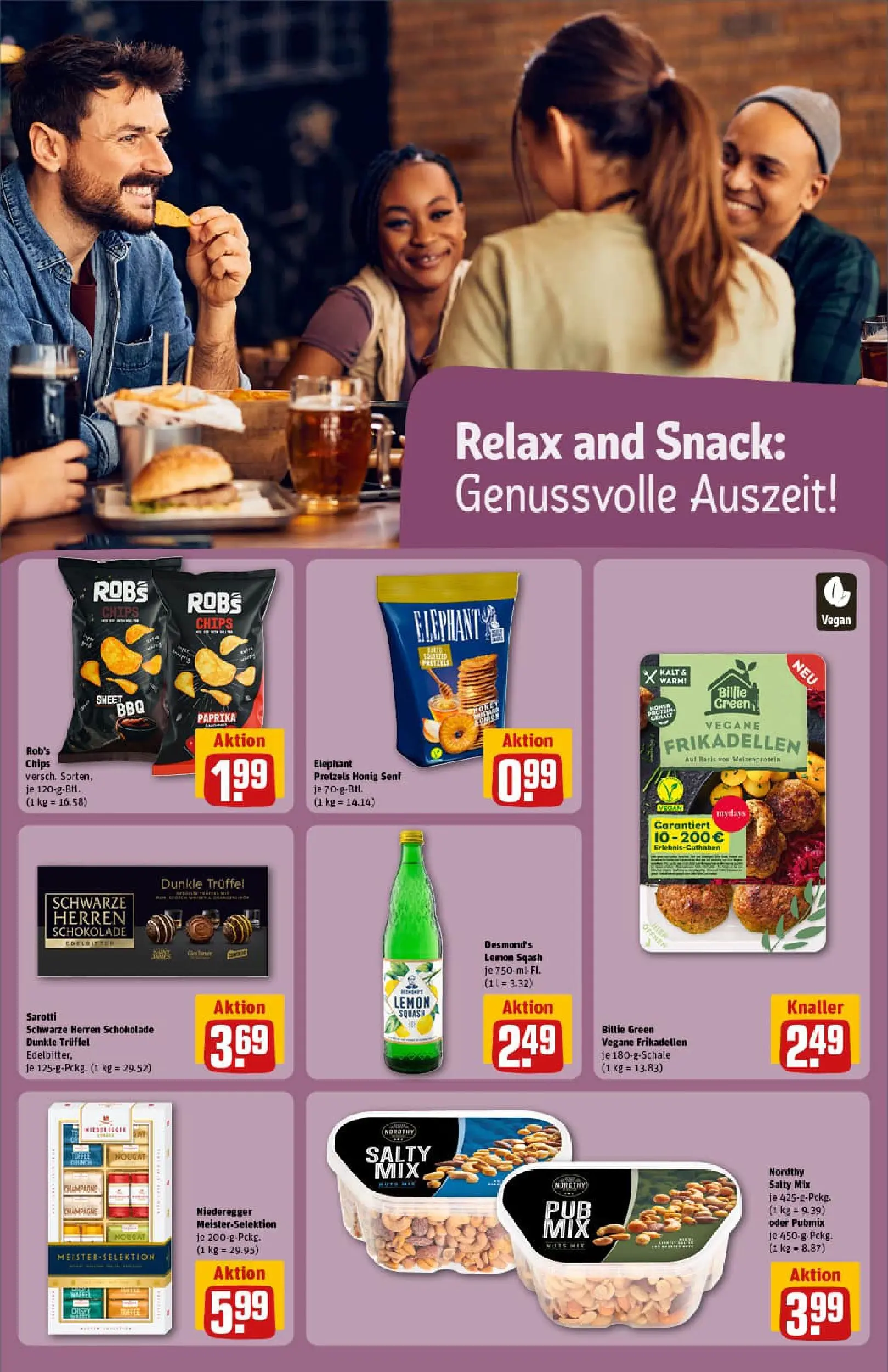 REWE Prospekt ab 02.11.2025 zum Blättern » Angebote | Seite: 18 | Produkte: Schokolade, Paprika, Chips