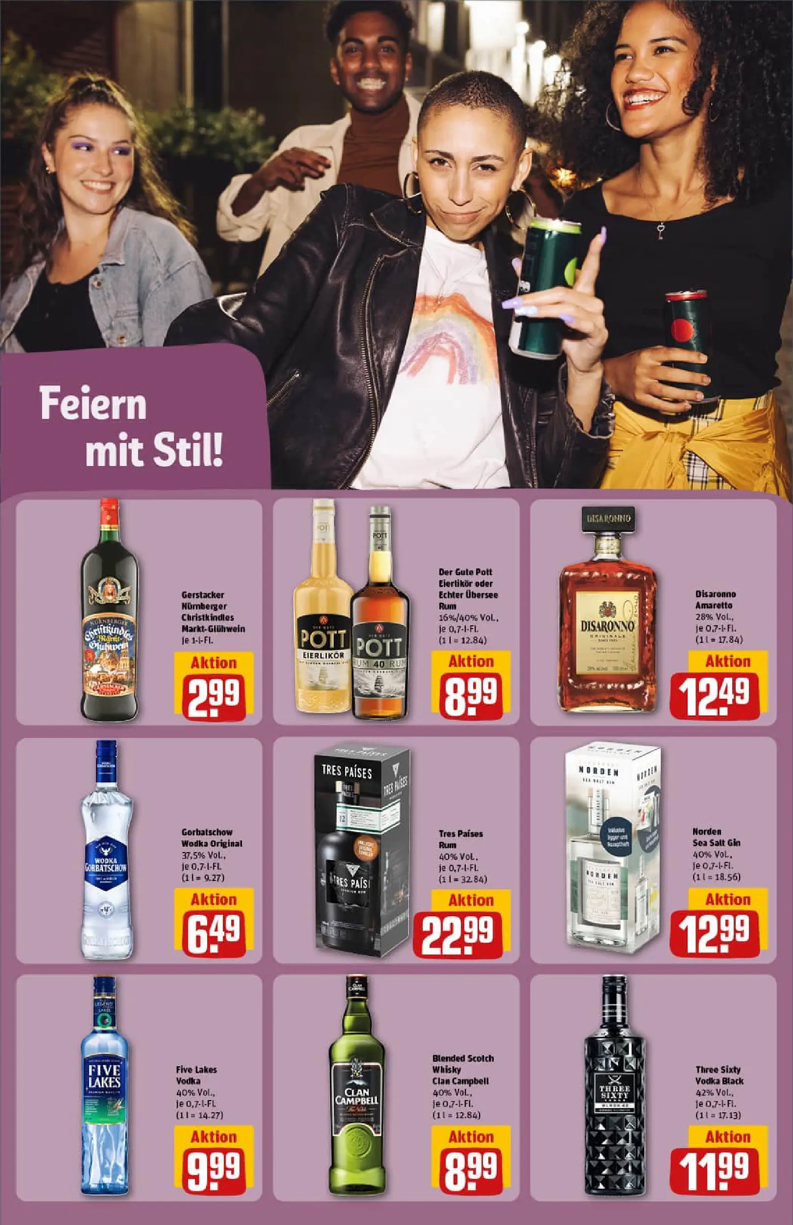 REWE Prospekt ab 02.11.2025 zum Blättern » Angebote | Seite: 19 | Produkte: Rum, Vodka, Gin, Wodka