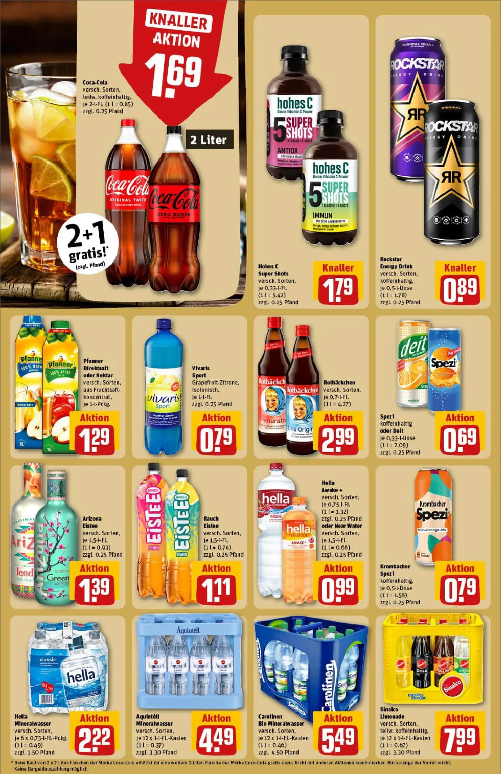 REWE Prospekt ab 02.11.2025 zum Blättern » Angebote | Seite: 20 | Produkte: Mineralwasser, Hella, Hohes c, Fruchtsaft