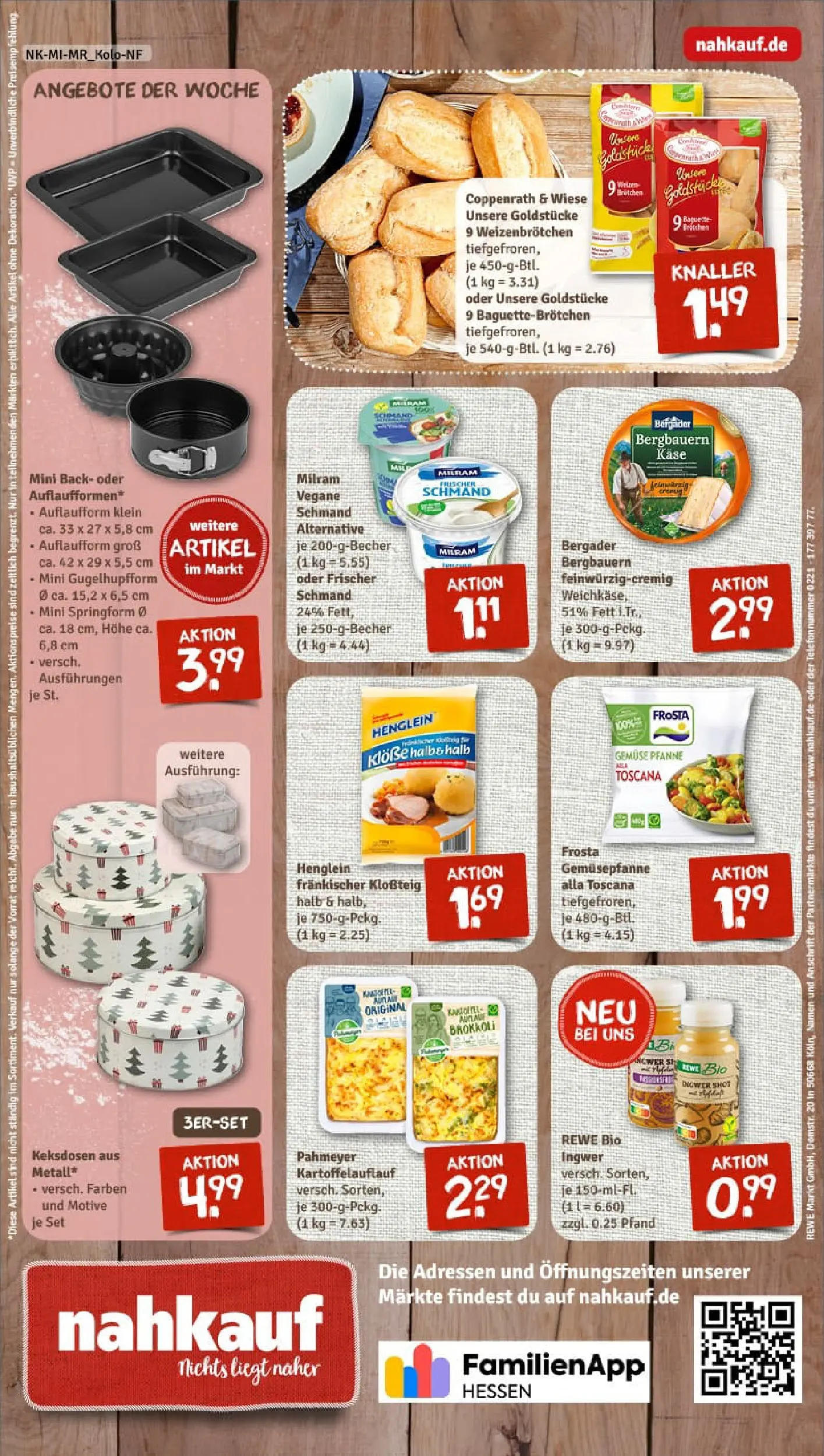 REWE Prospekt ab 02.11.2025 zum Blättern » Angebote | Seite: 12 | Produkte: Käse, Frosta, Gemüse, Brokkoli