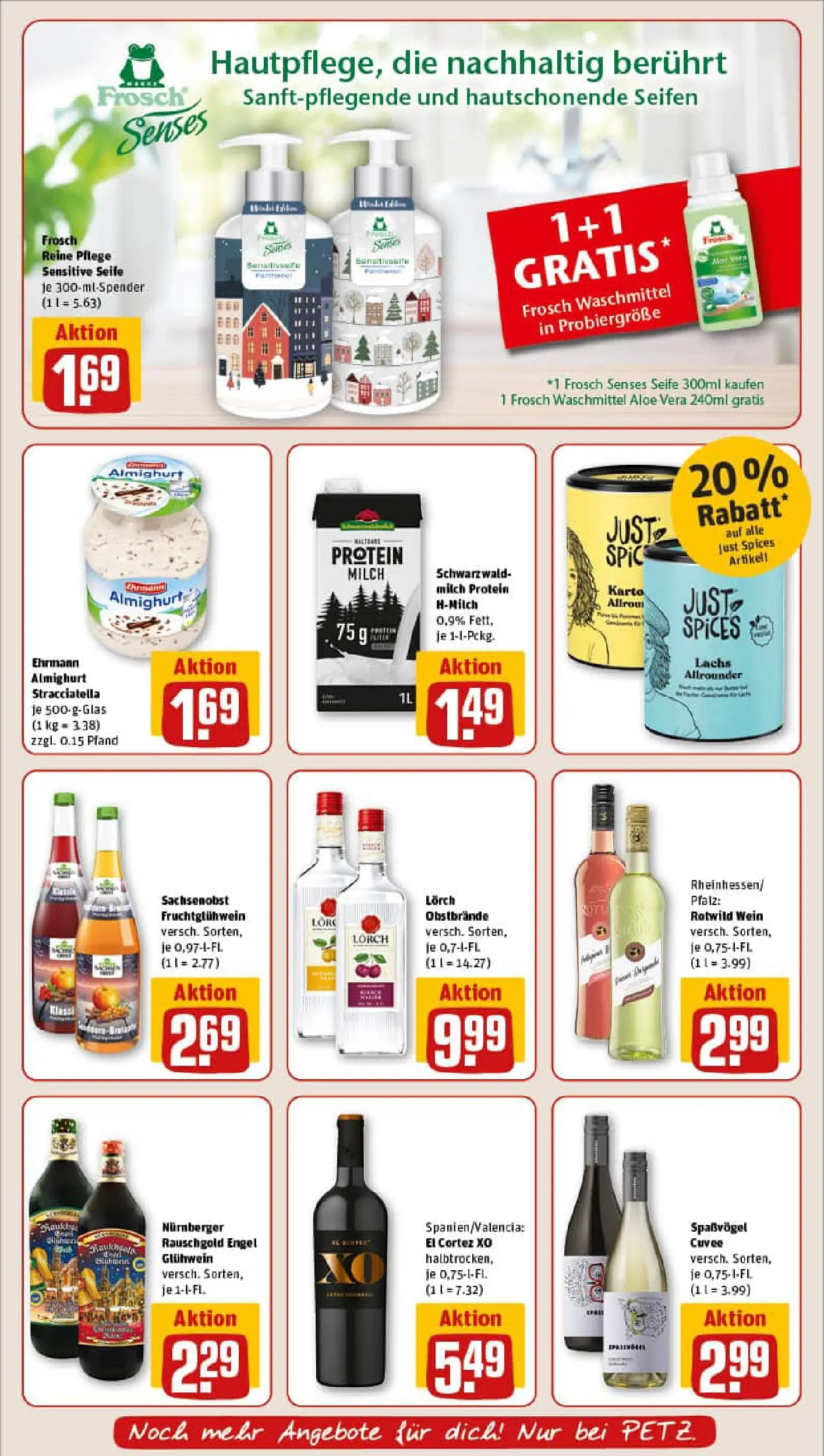 REWE Prospekt ab 02.11.2025 zum Blättern » Angebote | Seite: 13 | Produkte: Seife, Lachs, Waschmittel, Wein