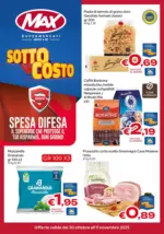 Max Supermercati Sotto costo - al 11.11.2025
